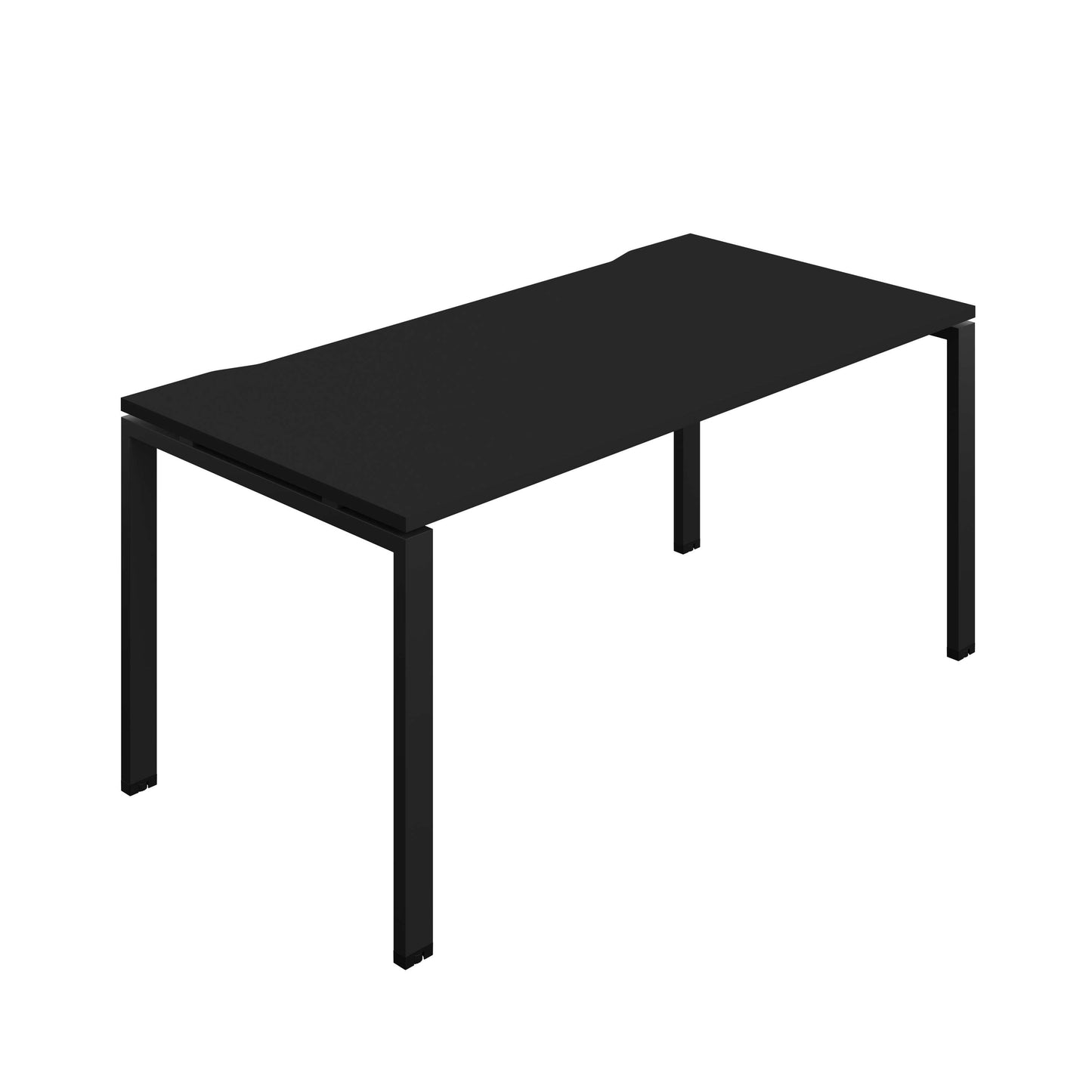 Synergy Bench with Cut Out: 1 Person (FSC) : Goal Post Leg : 1600 | 800 | Black/Black