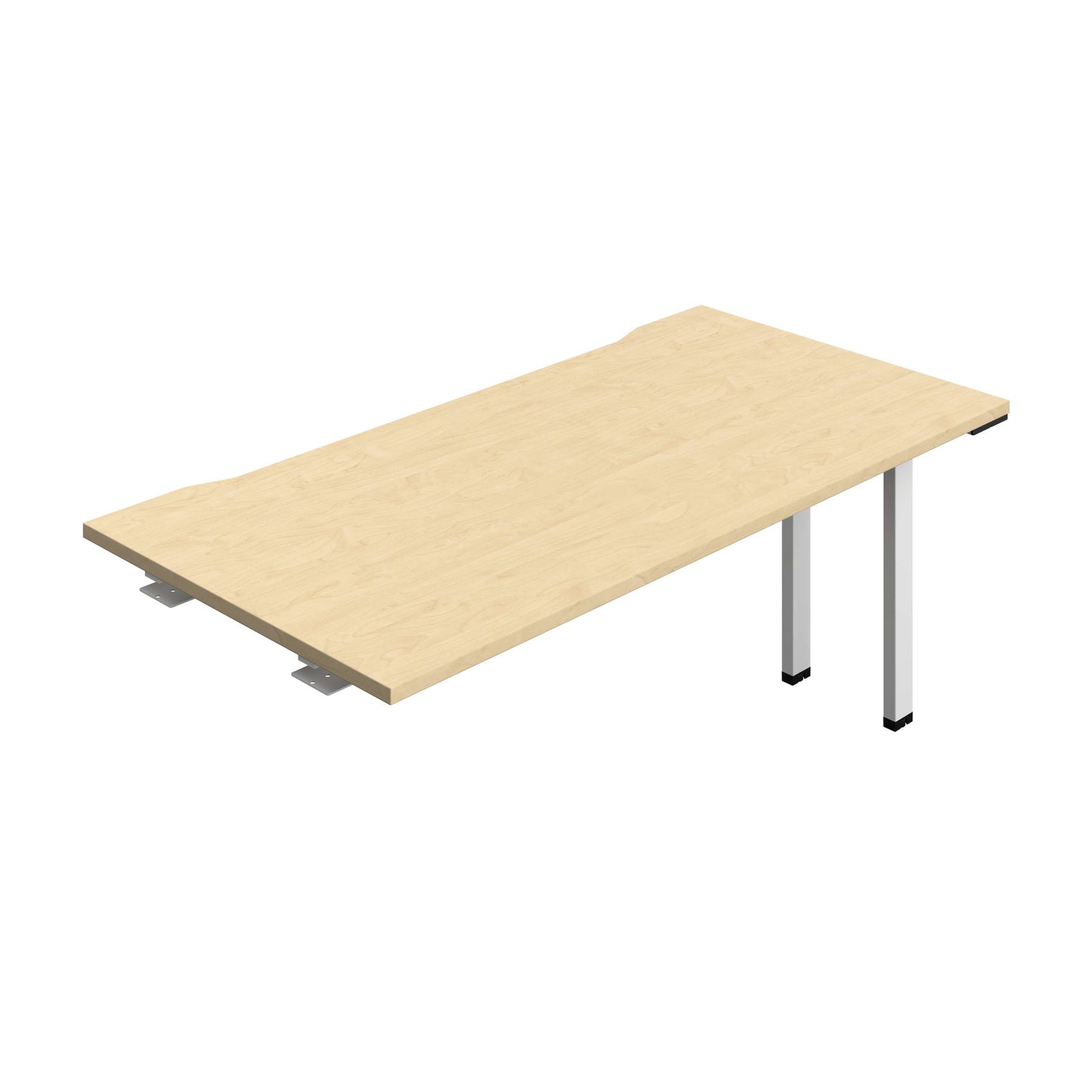 Synergy Bench Extension with Cut Out: 1 Person (FSC) : 1600 | 800 | Maple/White
