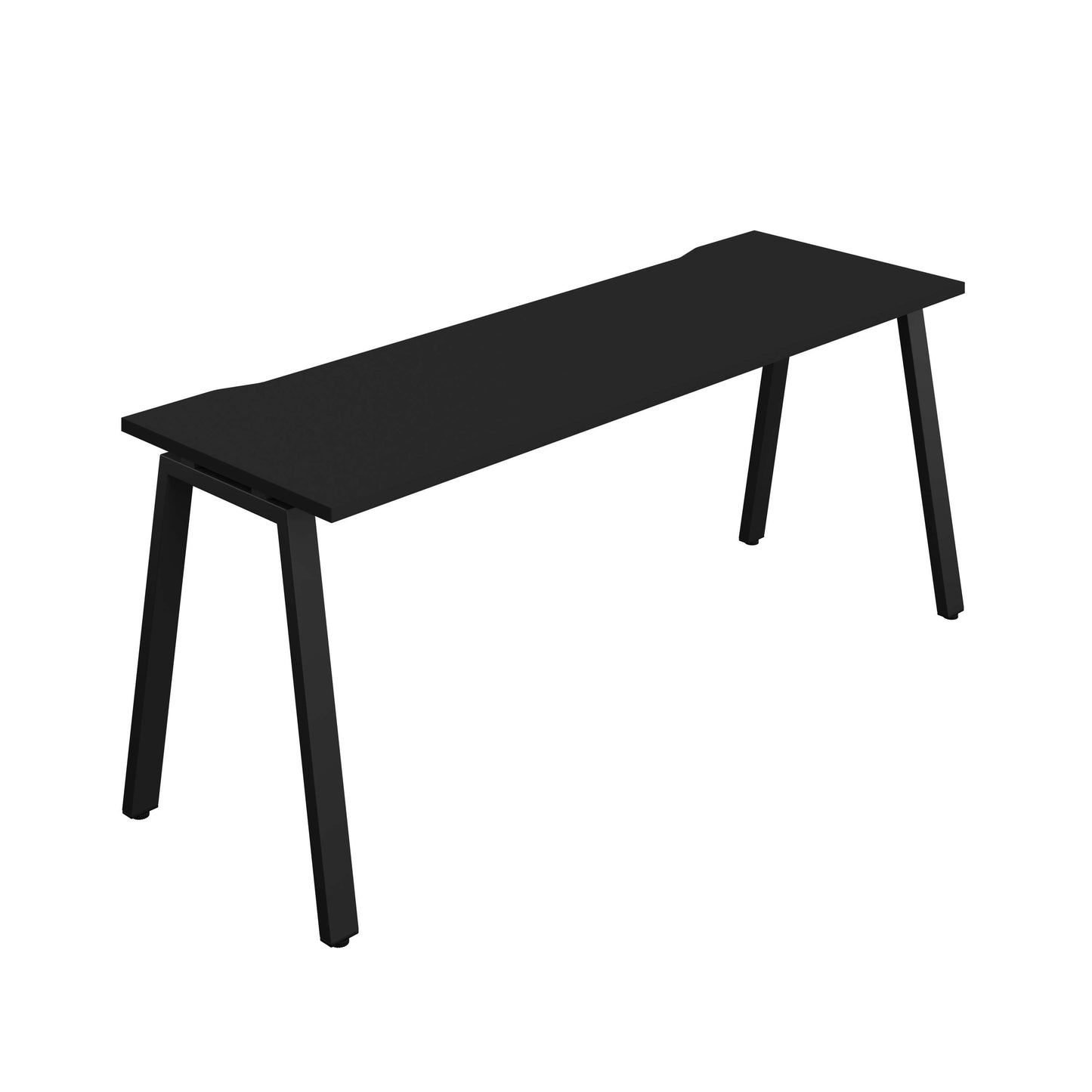 Synergy Bench with Cut Out: 1 Person (FSC) : A-Frame Leg : 1800 | 600 | Black/Black