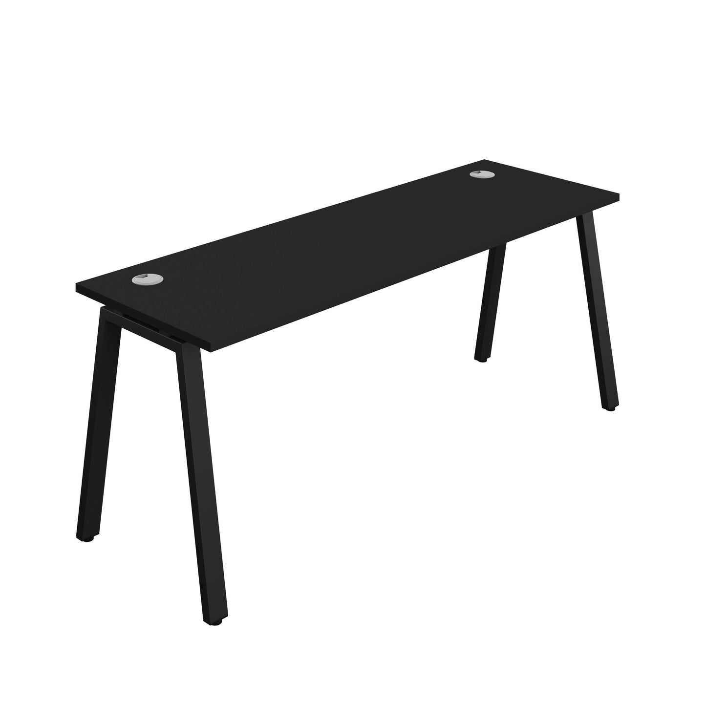 Synergy Bench with Cable Ports: 1 Person (FSC) : A-Frame Leg : 1800 | 600 | Black/Black