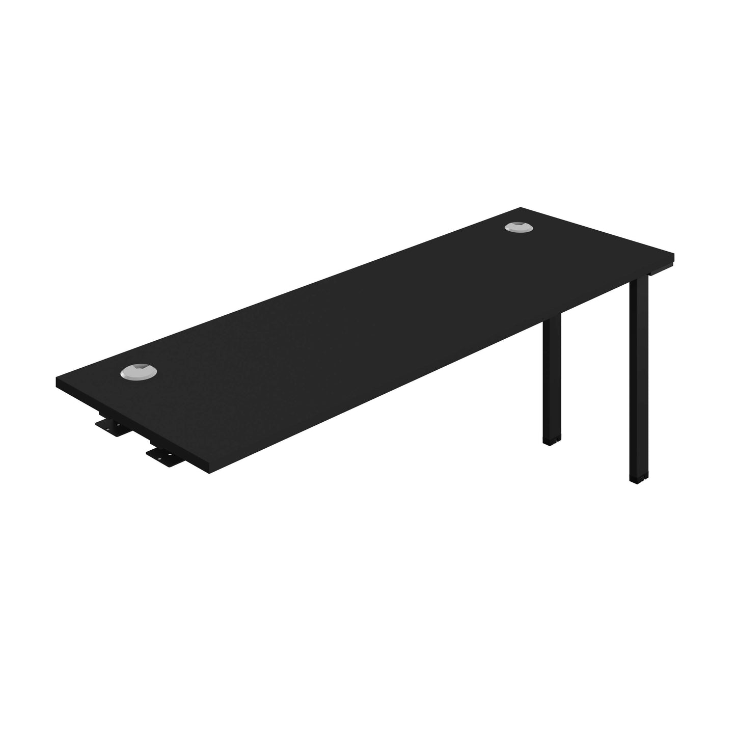 Synergy Bench Extension with Cable Ports: 1 Person (FSC) : 1800 | 600 | Black/Black