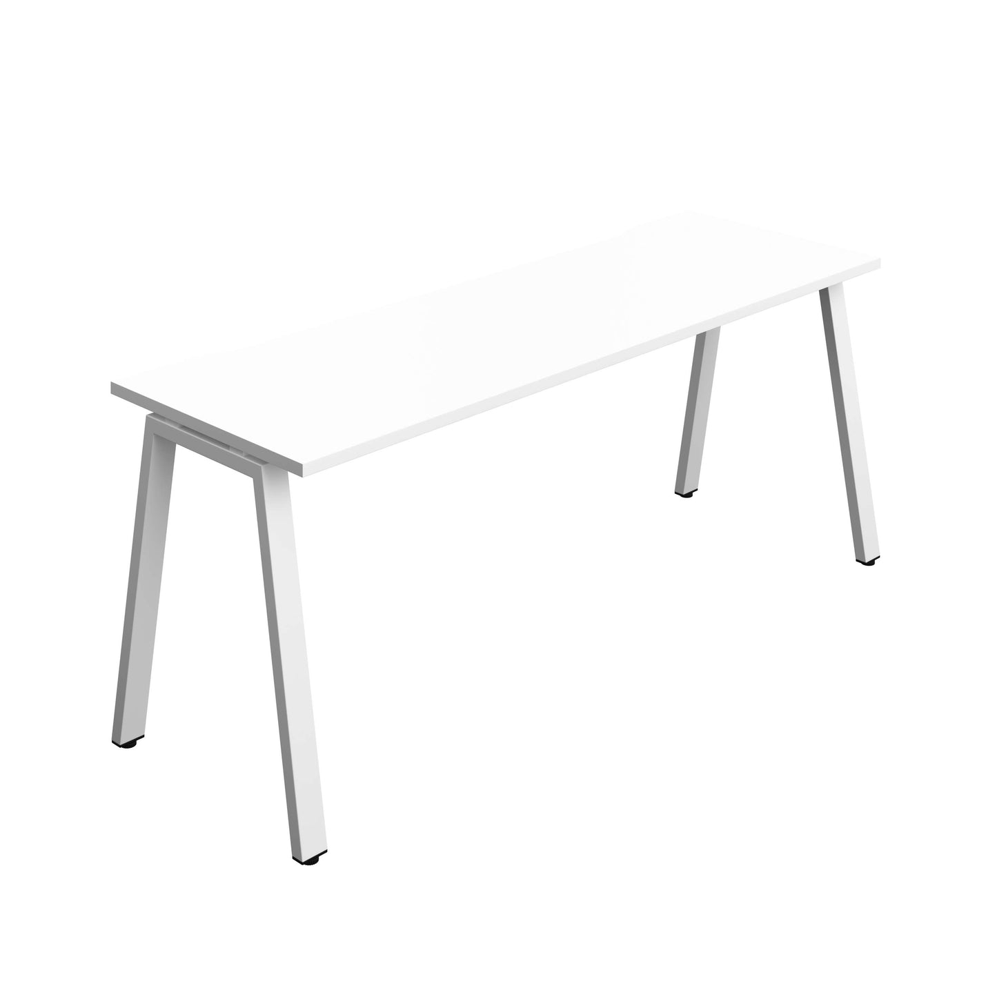 Synergy Bench with Cut Out: 1 Person (FSC) : A-Frame Leg : 1800 | 700 | White/White