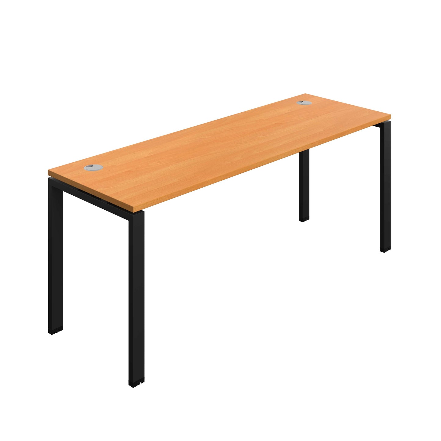 Synergy Bench with Cable Ports: 1 Person (FSC) : Goal Post Leg : 1800 | 700 | Unlimited/Black