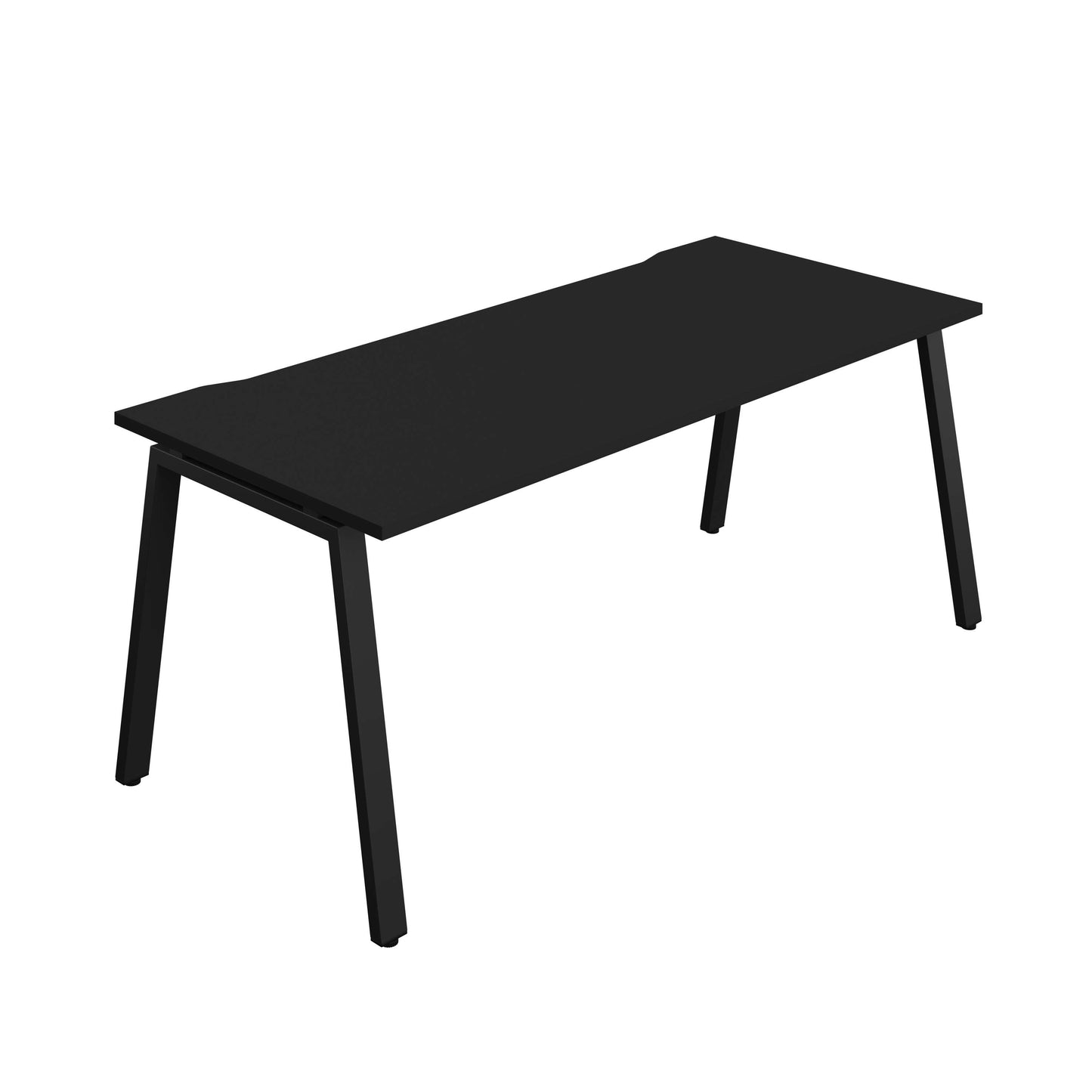 Synergy Bench with Cut Out: 1 Person (FSC) : A-Frame Leg : 1800 | 800 | Black/Black