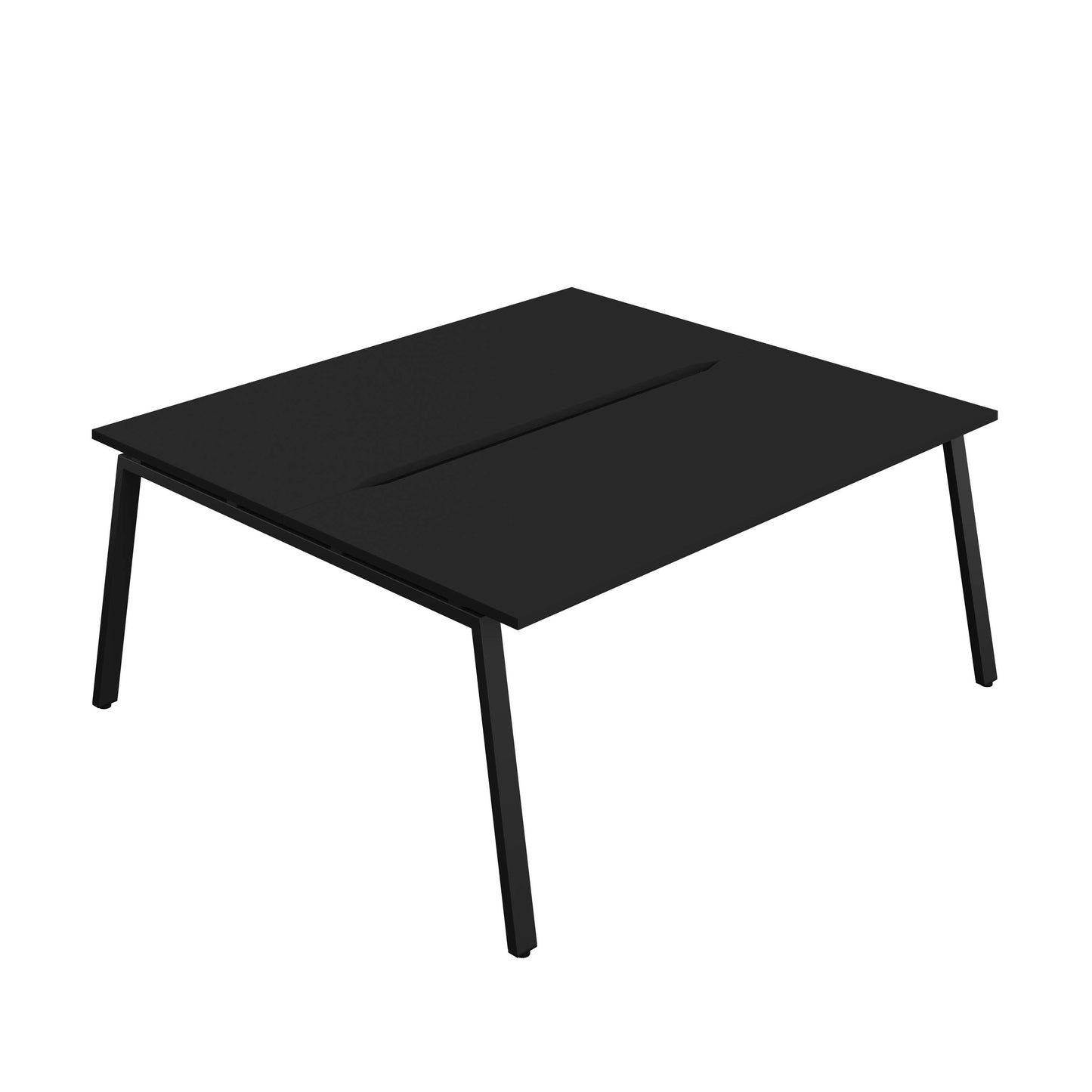 Synergy Bench with Cut Out: 2 Person (FSC) : A-Frame Leg : 1800 | 800 | Black/Black