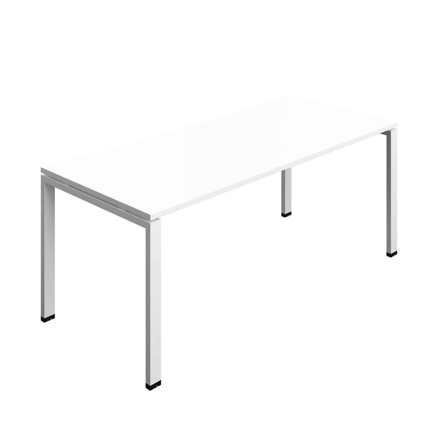 Synergy Bench with Cut Out: 1 Person (FSC) : Goal Post Leg : 1800 | 800 | White/White