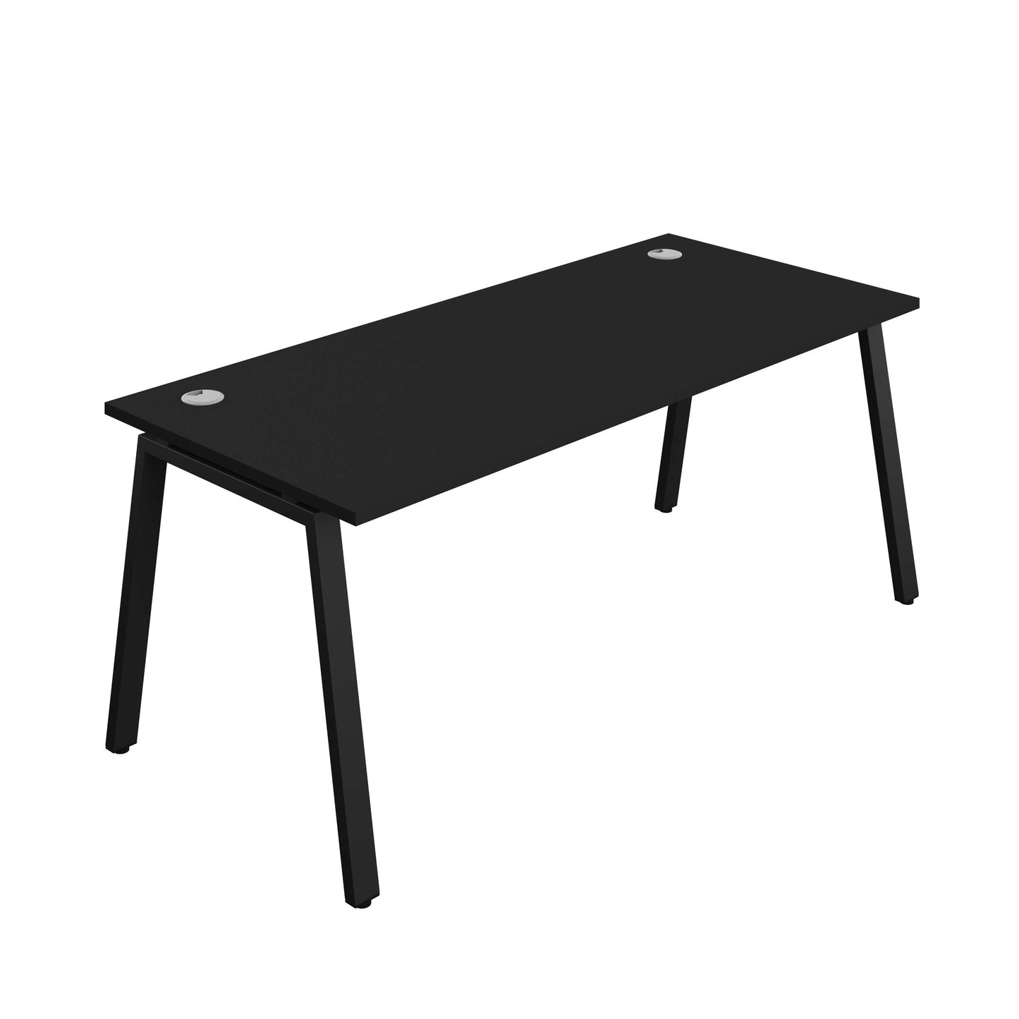 Synergy Bench with Cable Ports: 1 Person (FSC) : A-Frame Leg : 1800 | 800 | Black/Black