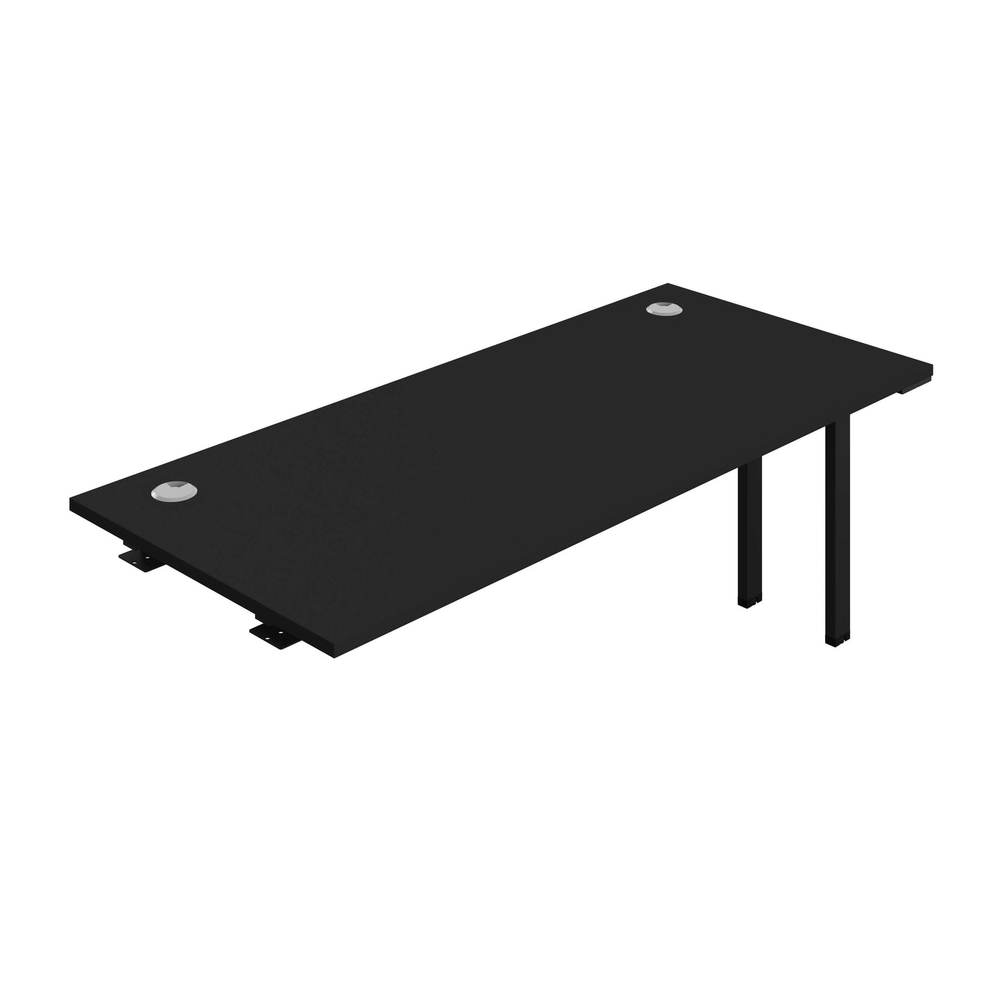 Synergy Bench Extension with Cable Ports: 1 Person (FSC) : 1800 | 800 | Black/Black