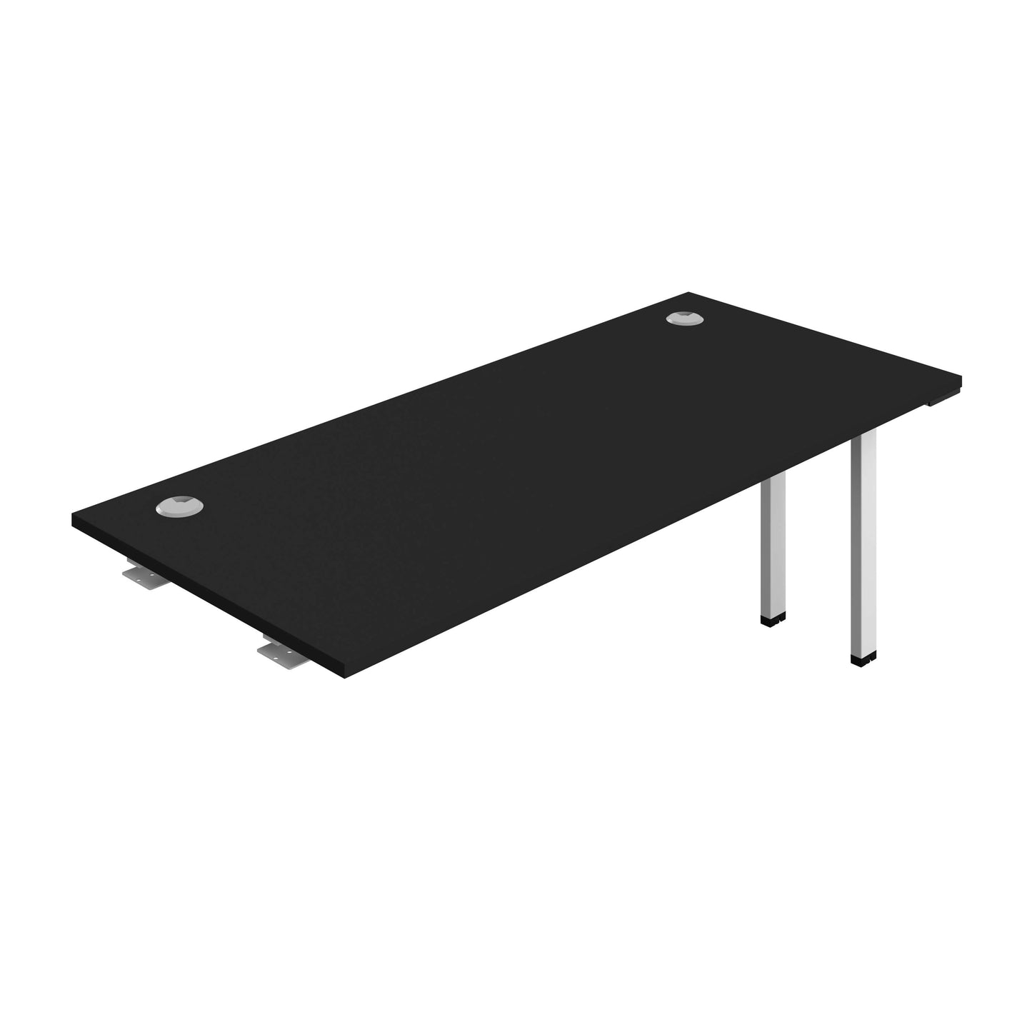 Synergy Bench Extension with Cable Ports: 1 Person (FSC) : 1800 | 800 | Black/White