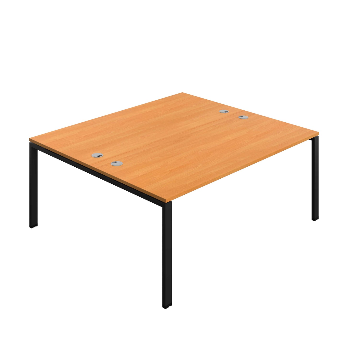 Synergy Bench with Cable Ports: 2 Person (FSC) : Goal Post Leg : 1800 | 800 | Unlimited/Black
