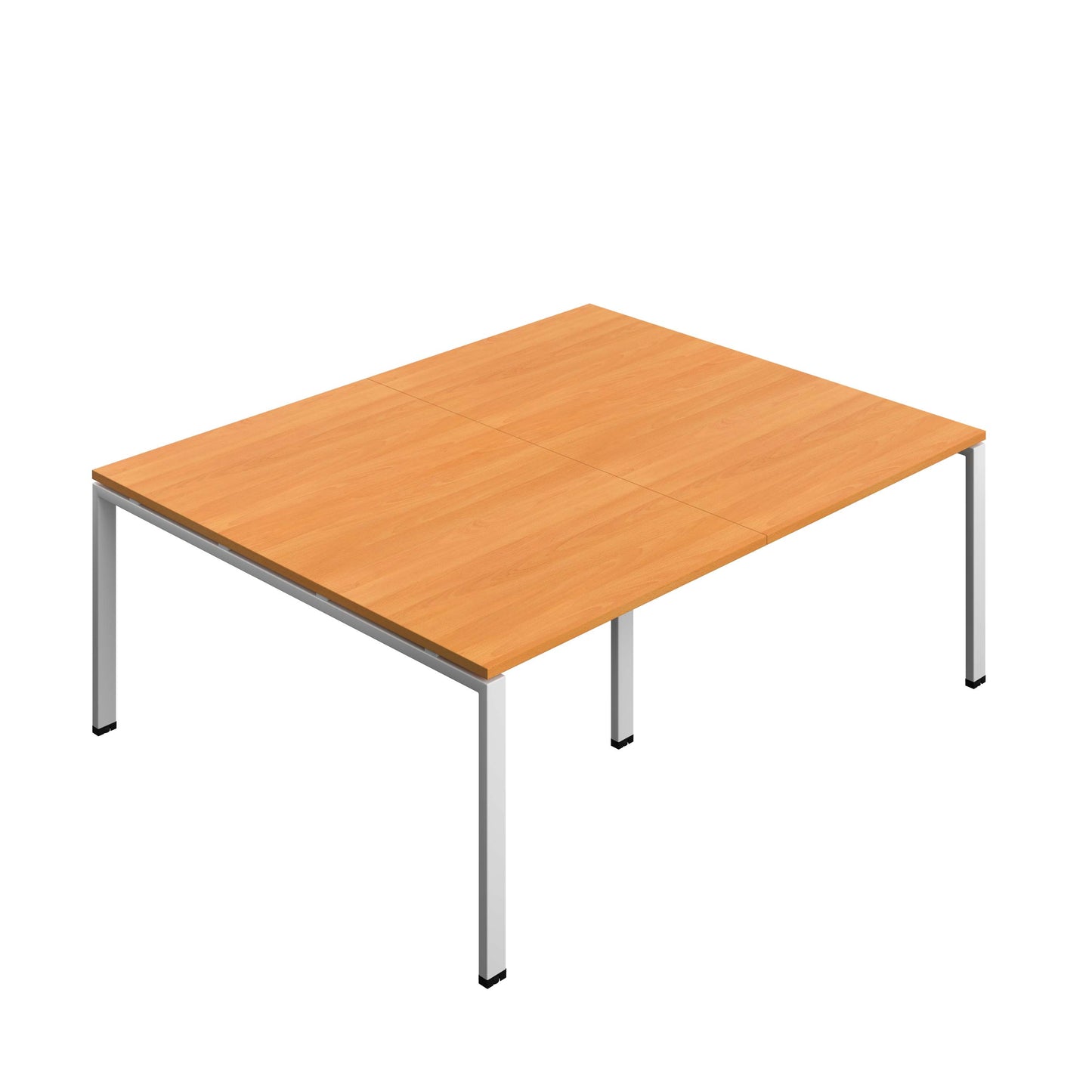 Synergy Meeting Table (FSC) : Goal Post Leg : 2000 | 1600 | Beech/Silver