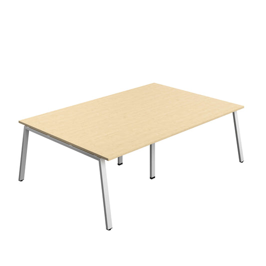 Synergy Meeting Table (FSC) : A-Frame Leg : 2400 | 1600 | Maple/Silver