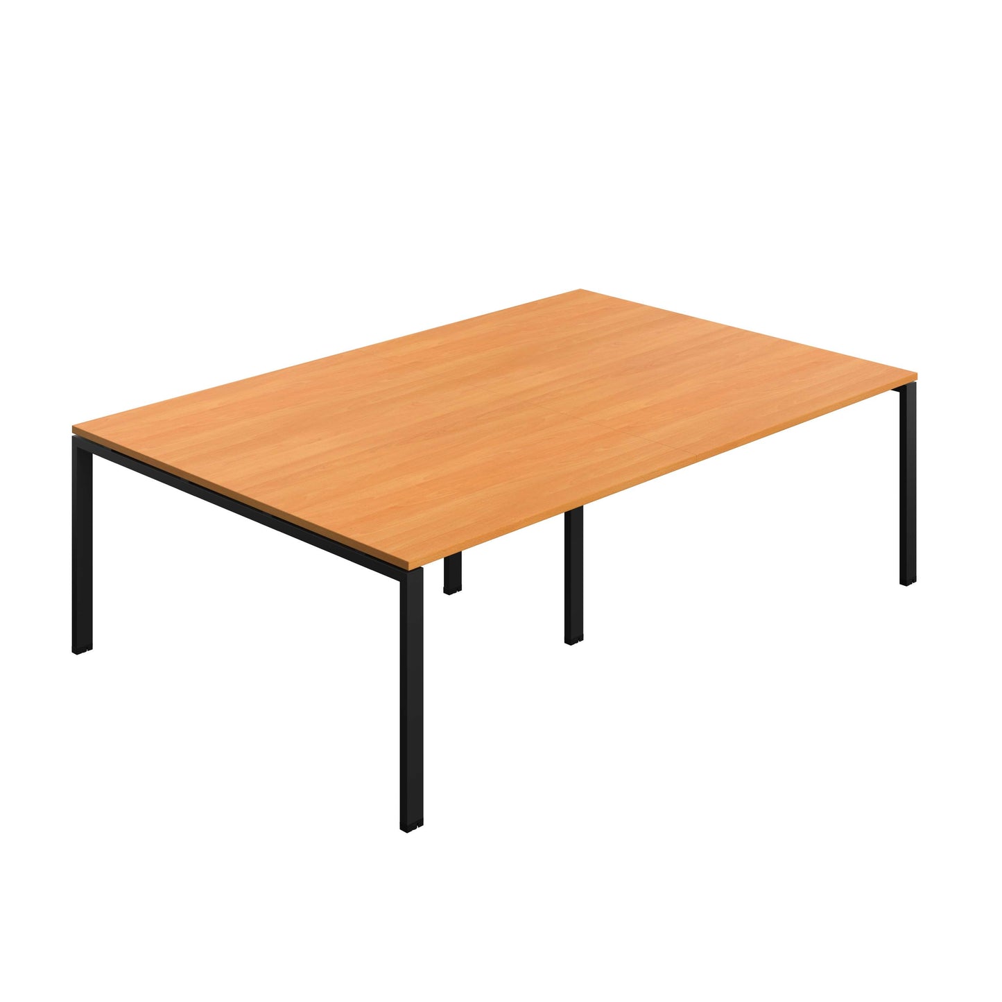 Synergy Meeting Table (FSC) : Goal Post Leg : 2400 | 1600 | Beech/Black