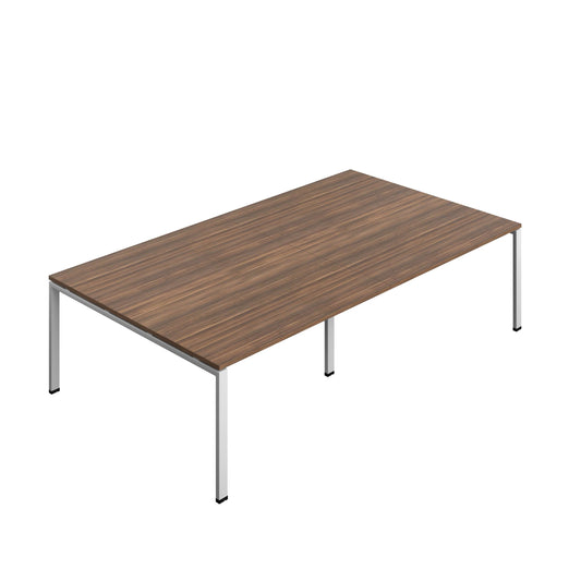 Synergy Meeting Table (FSC) : Goal Post Leg : 2800 | 1600 | Dark Walnut/Silver