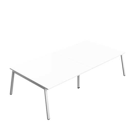 Synergy Meeting Table (FSC) : A-Frame Leg : 3200 | 1600 | White/Silver