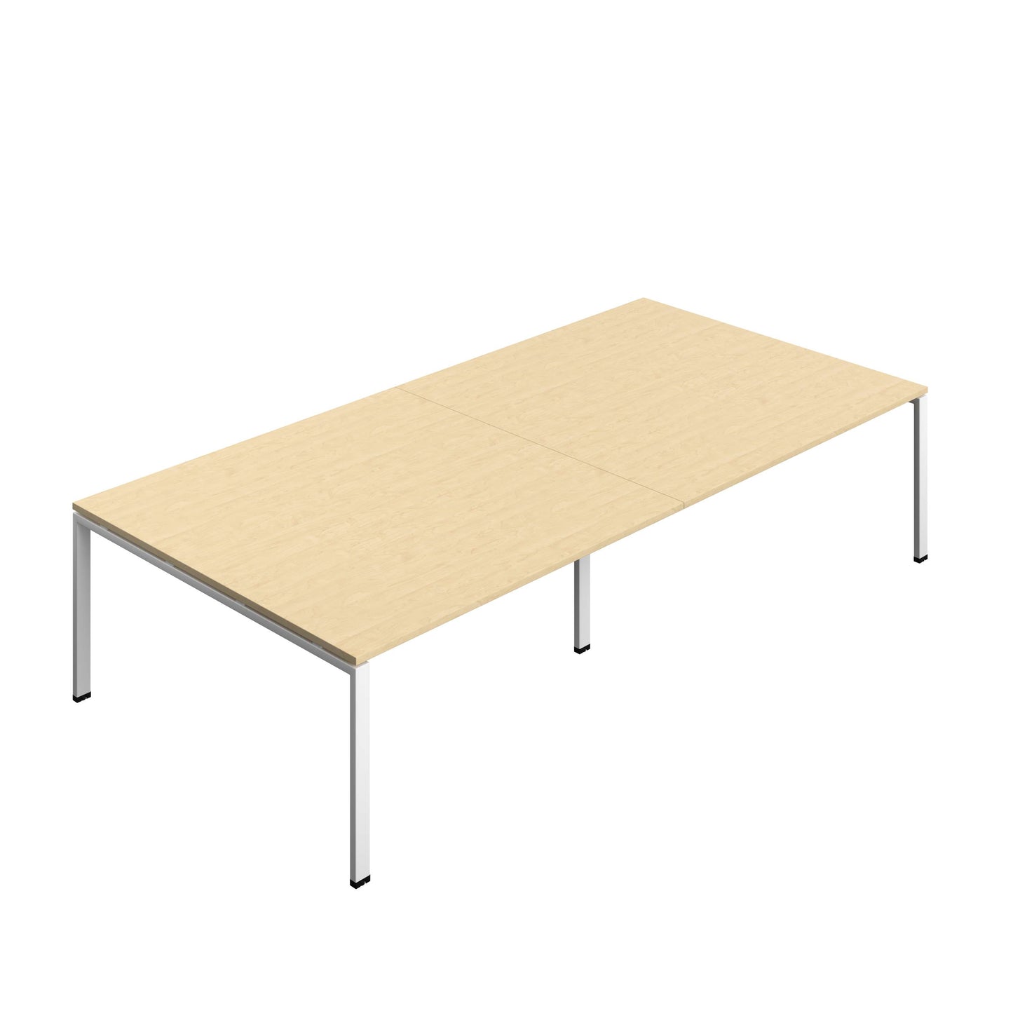Synergy Meeting Table (FSC) : Goal Post Leg : 3200 | 1600 | Maple/White
