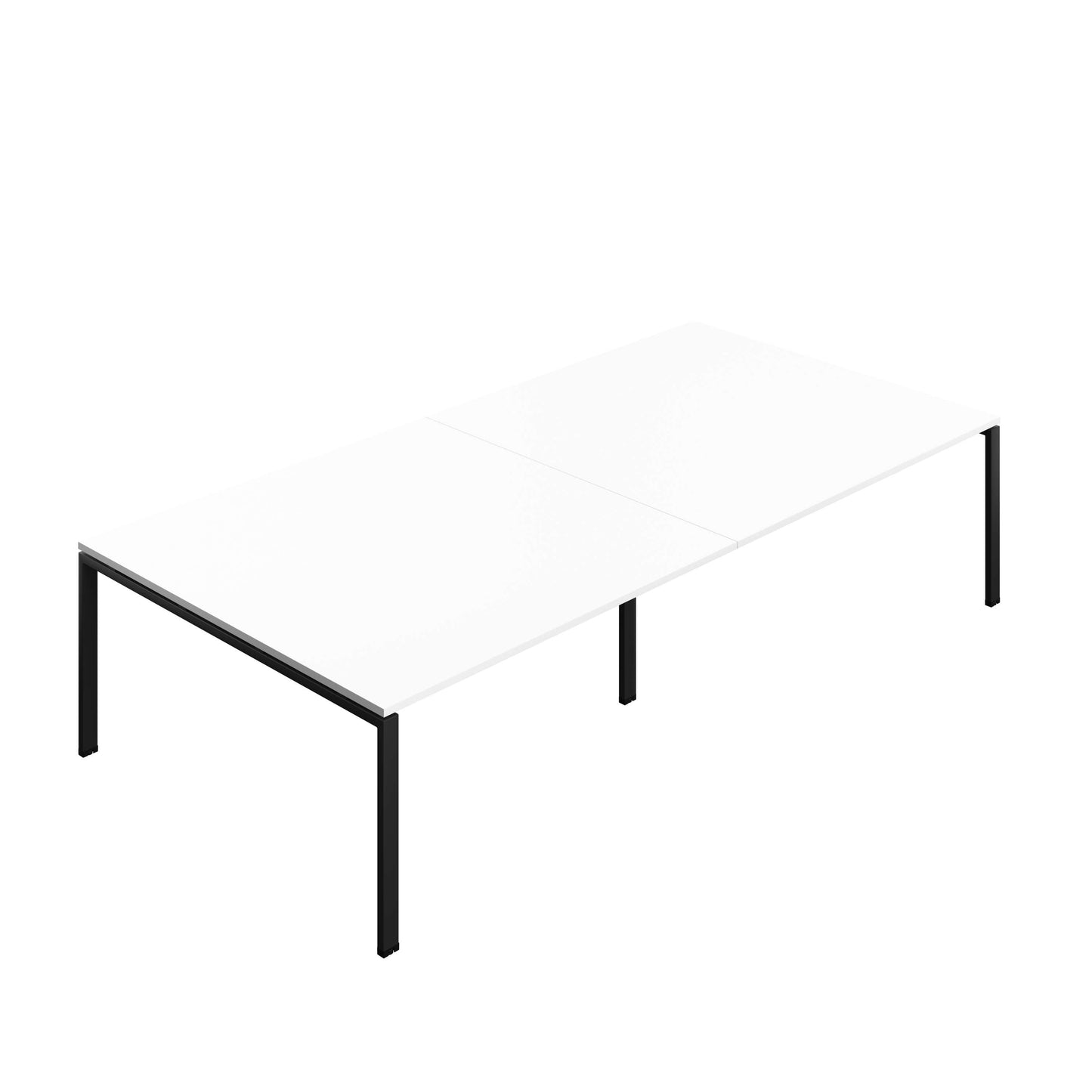 Synergy Meeting Table (FSC) : Goal Post Leg : 3200 | 1600 | White/Black