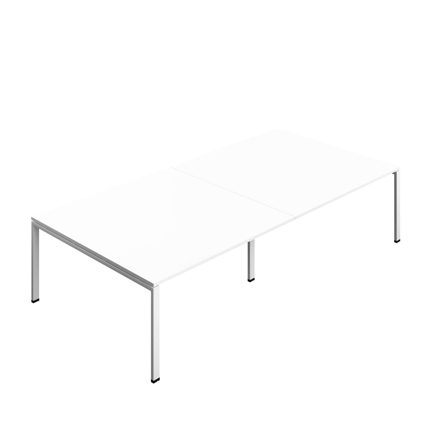 Synergy Meeting Table (FSC) : Goal Post Leg : 3200 | 1600 | White/White