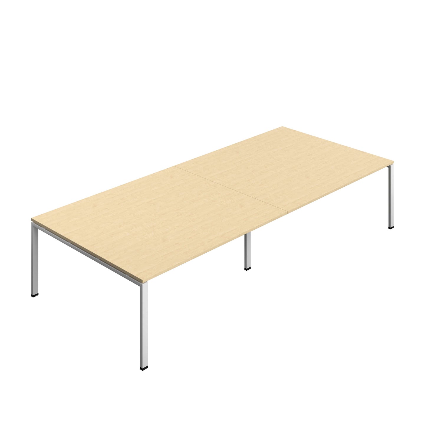 Synergy Meeting Table (FSC) : Goal Post Leg : 3600 | 1600 | Maple/Silver