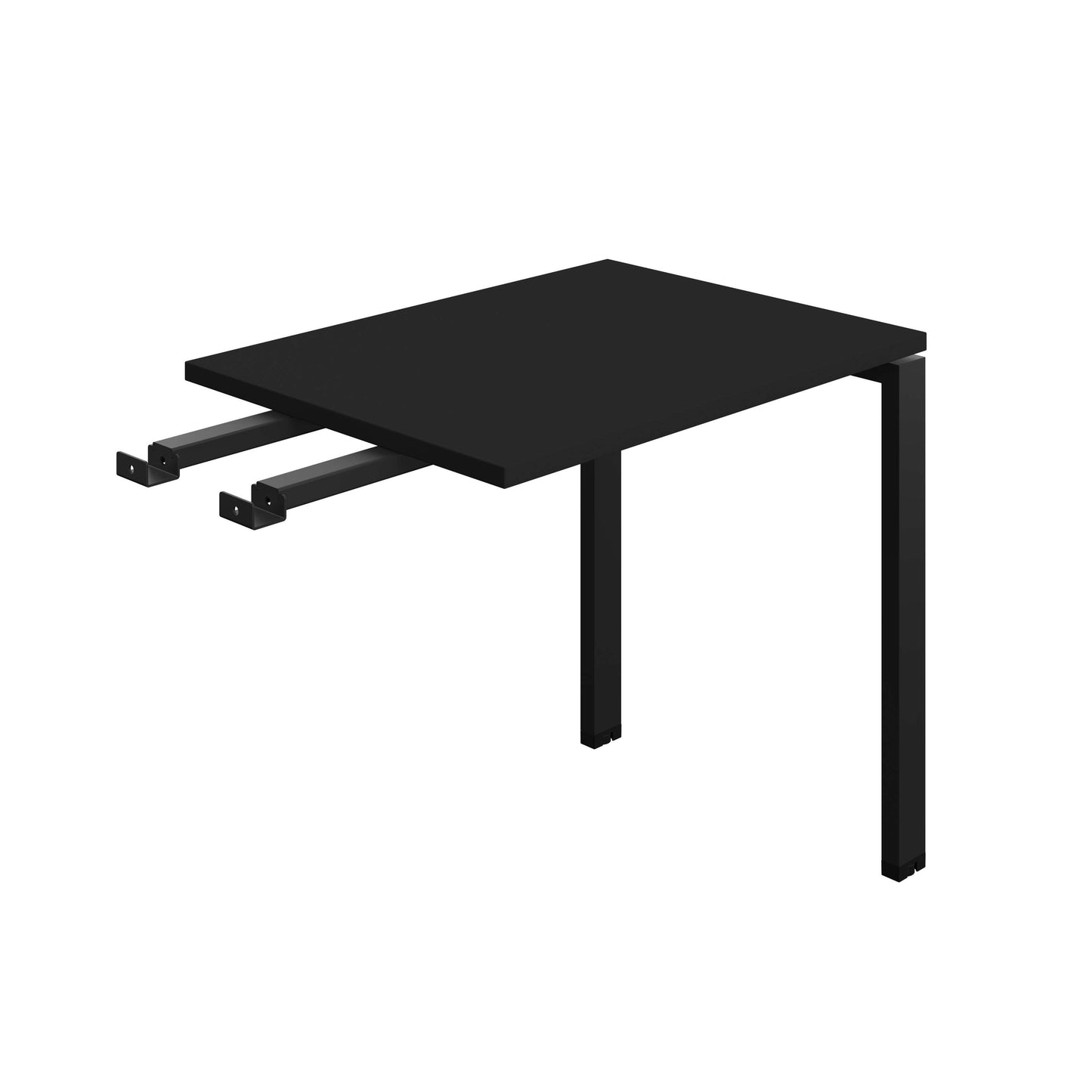 Synergy Bench with Return : Goal Post Leg | 800 X 600 | Black/Black
