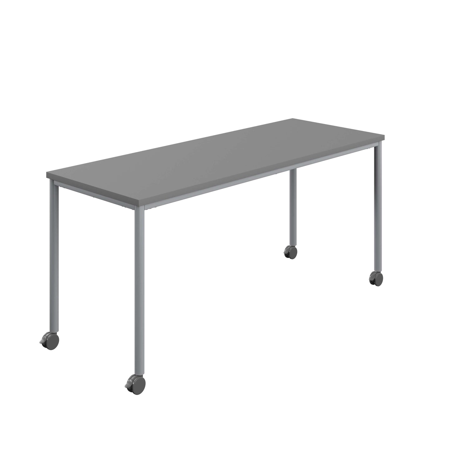 Titan Mobile Rectangular Table (FSC) | 1200 X 800 | Silver/Anthracite