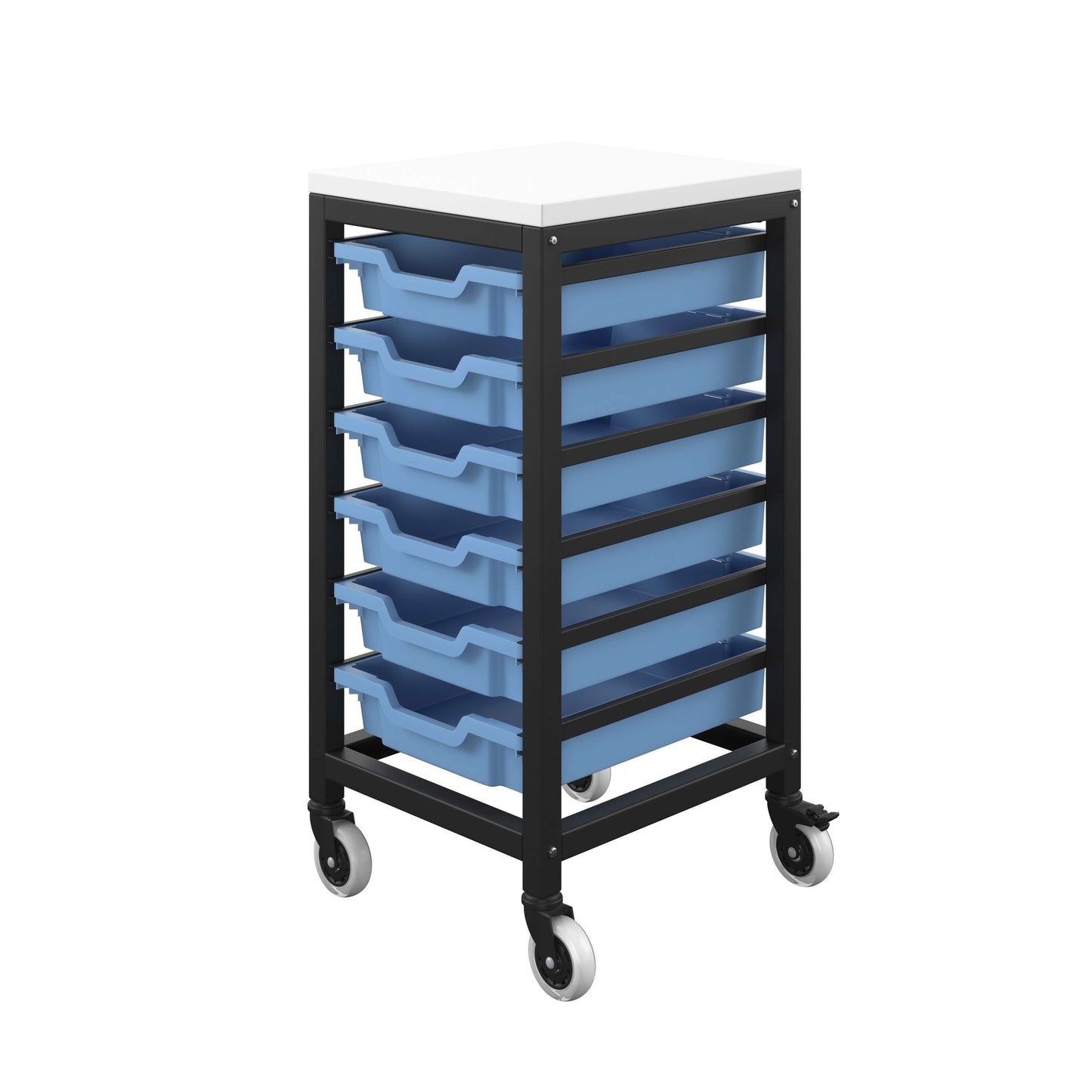 Titan Storage Unit with Tray Drawers | 6 Shallow Drawers (F1) | Unlimited