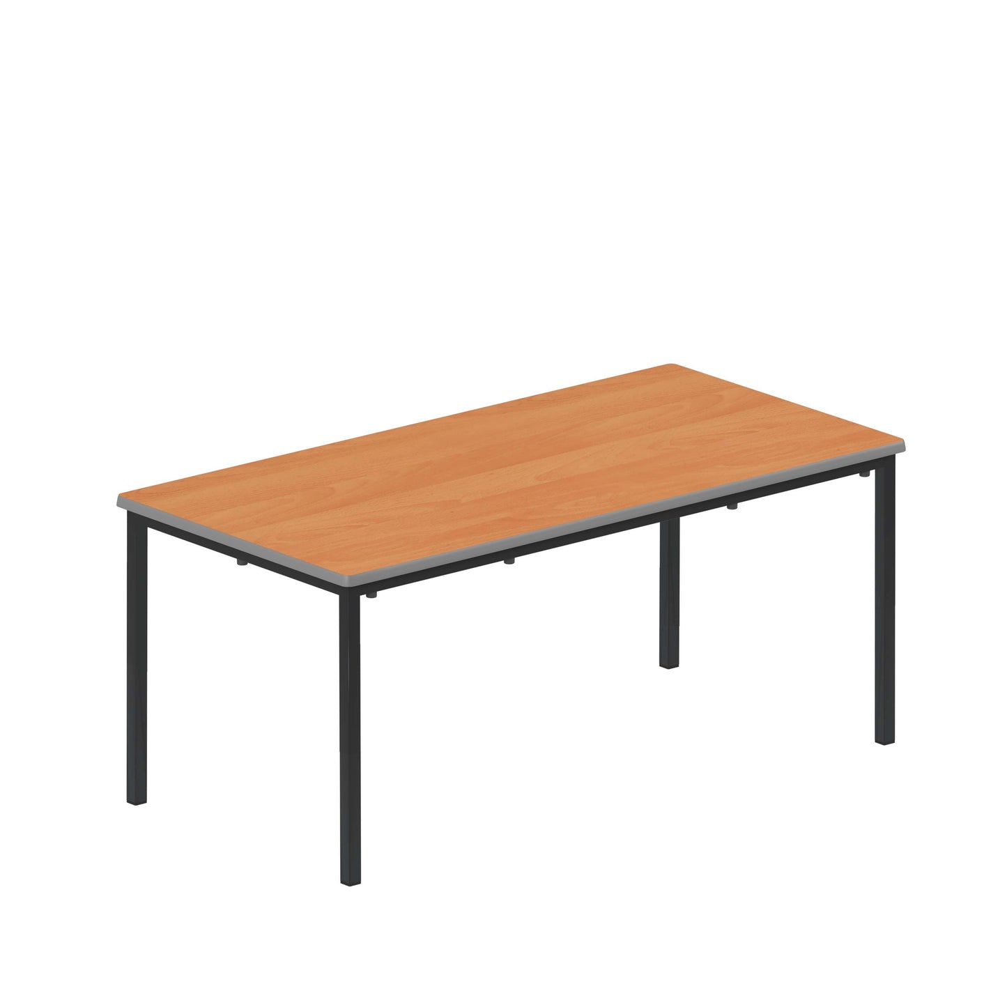 Titan Flat Pack Classroom Table | 1200 X 600 X 530 | Beech/Black