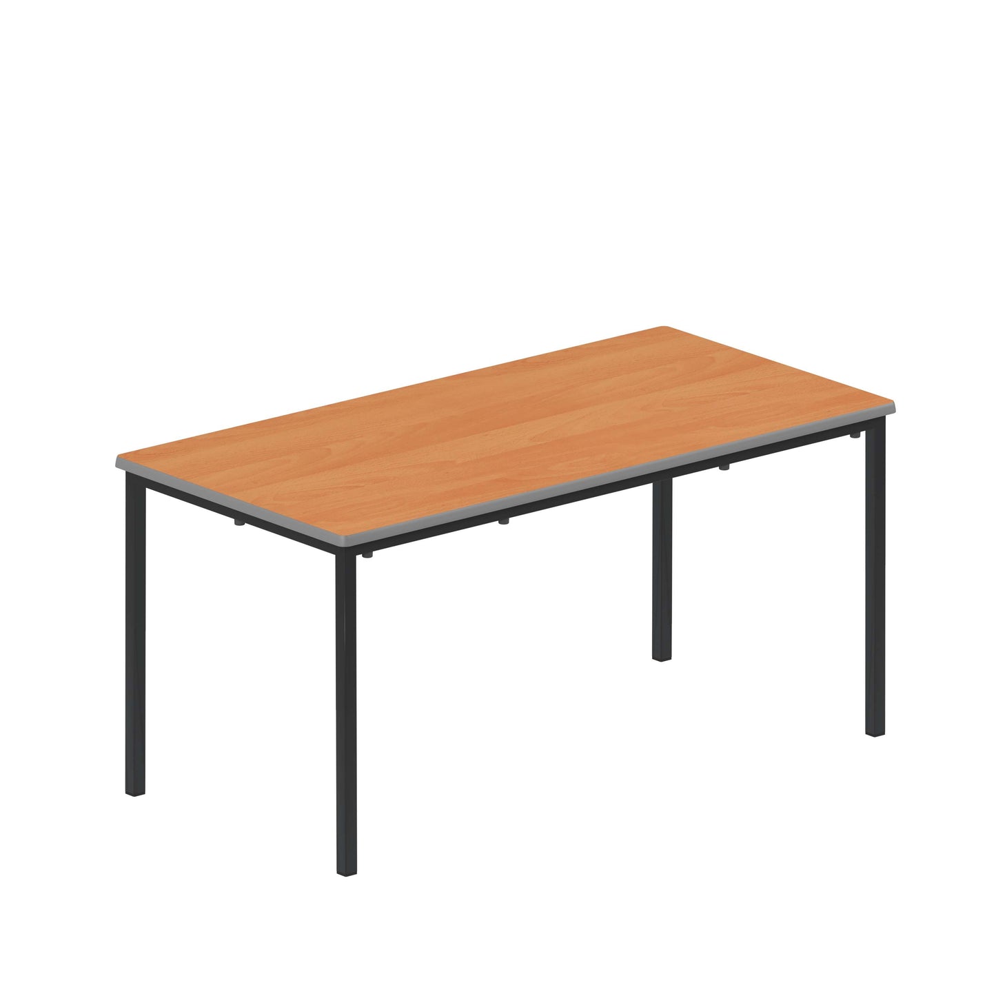 Titan Flat Pack Classroom Table | 1200 X 600 X 590 | Beech/Black