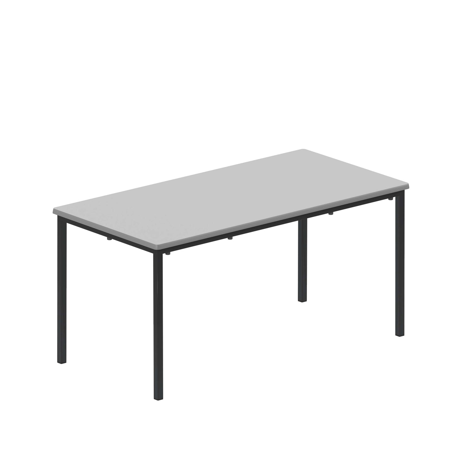 Titan Flat Pack Classroom Table | 1200 X 600 X 590 | Grey/Black