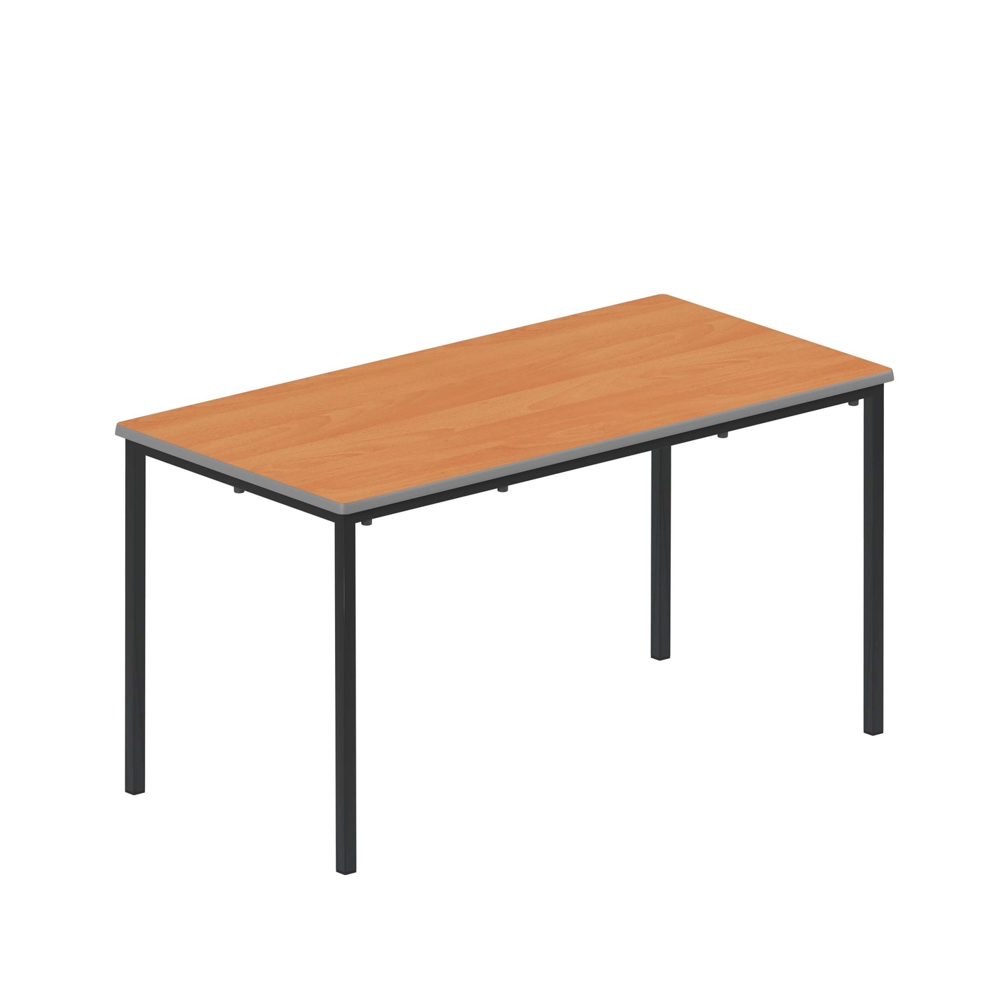 Titan Flat Pack Classroom Table | 1200 X 600 X 640 | Beech/Black