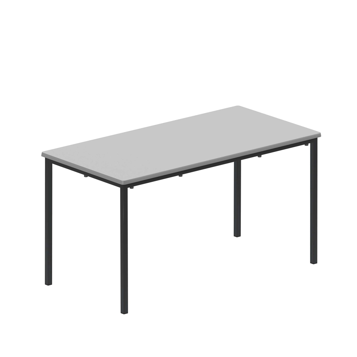 Titan Flat Pack Classroom Table | 1200 X 600 X 640 | Grey/Black