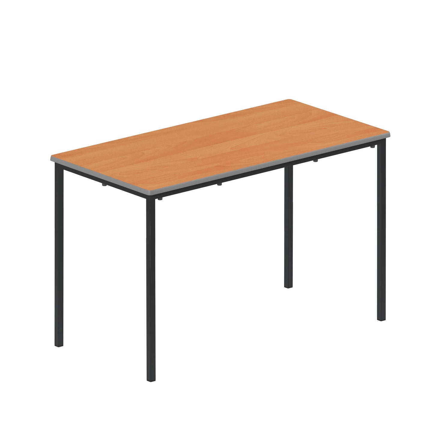 Titan Flat Pack Classroom Table | 1200 X 600 X 760 | Beech/Black