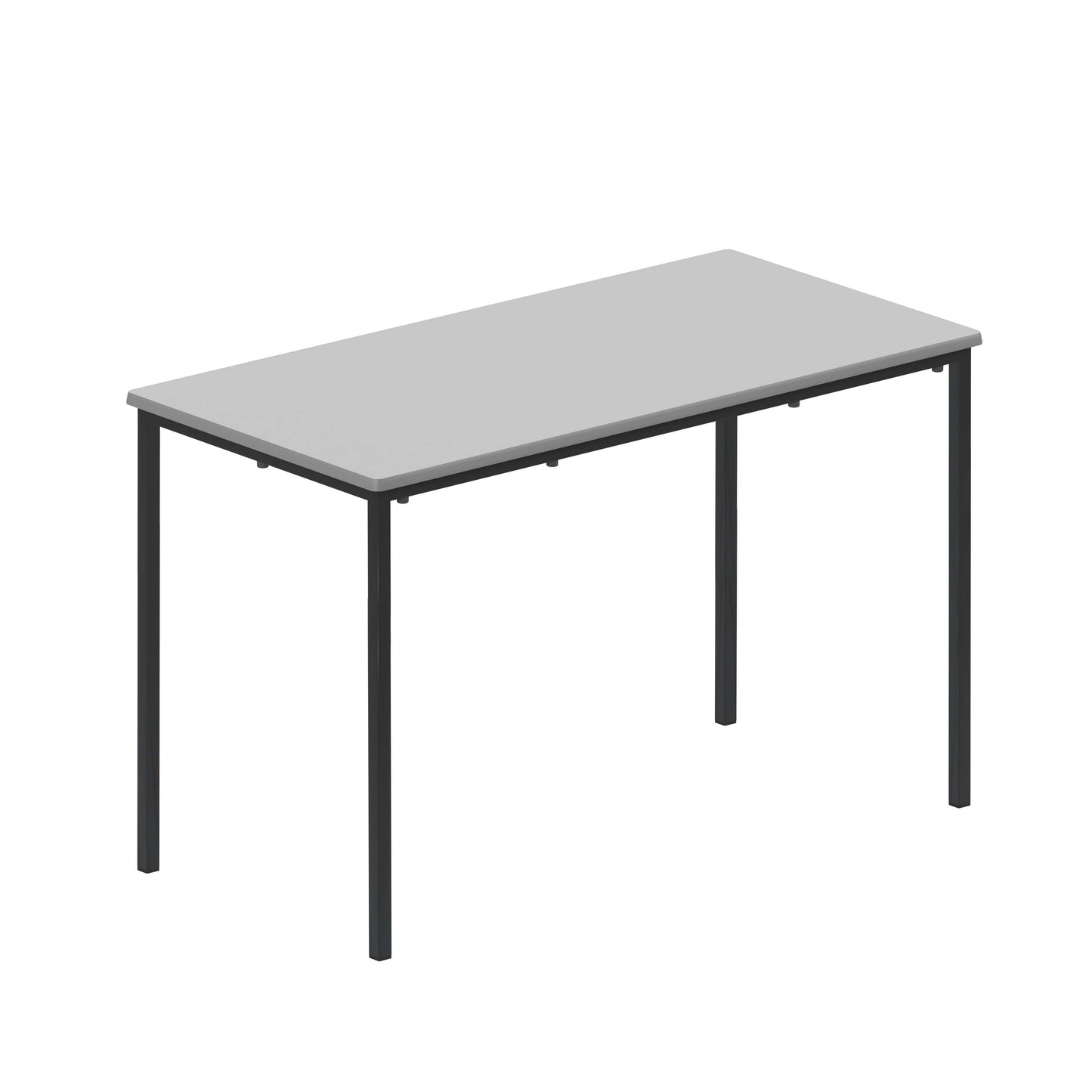 Titan Flat Pack Classroom Table | 1200 X 600 X 760 | Grey/Black