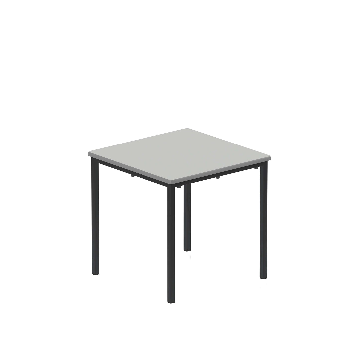 Titan Flat Pack Classroom Table | 600 X 600 X 590 | Grey/Black