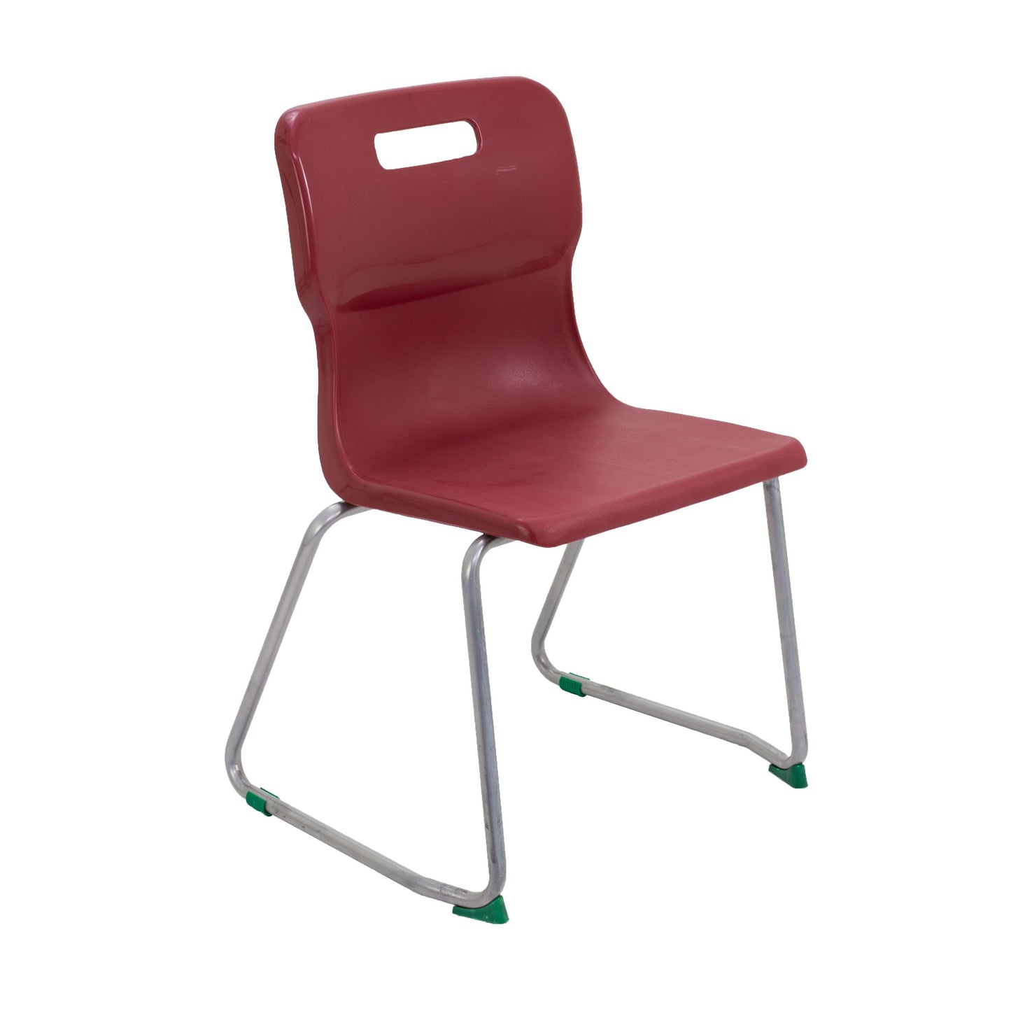 Titan Skid Base Chair | Size 5 | Burgundy