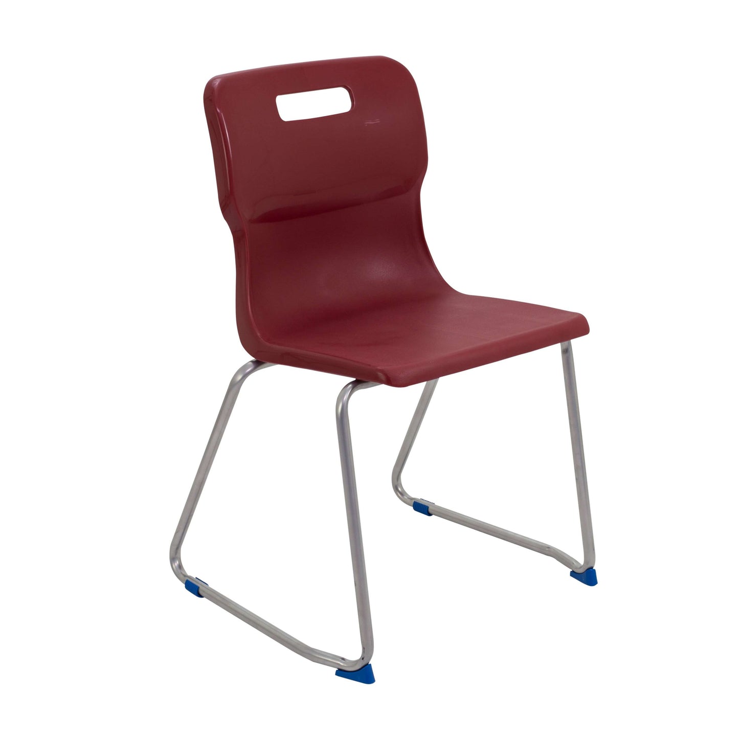 Titan Skid Base Chair | Size 6 | Burgundy