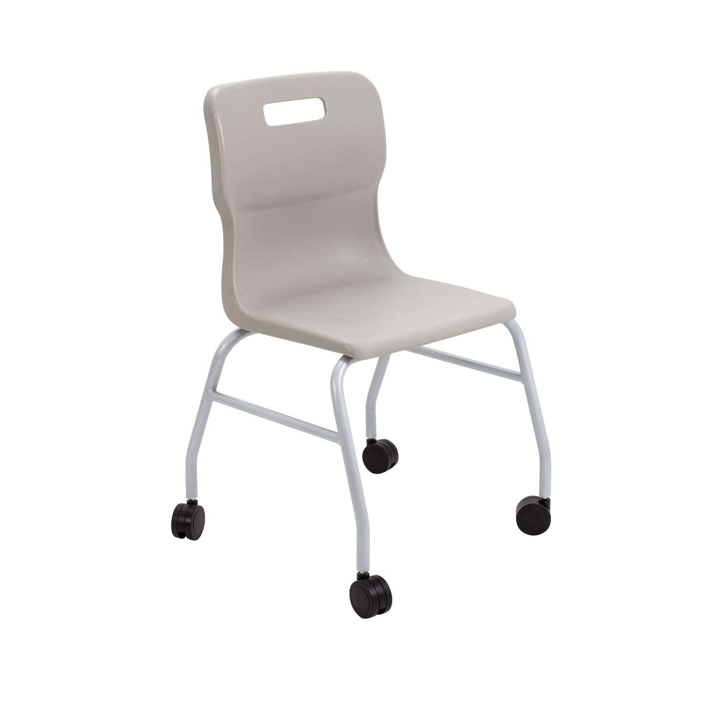 Titan Move 4 Leg Chair with Castors | Grey