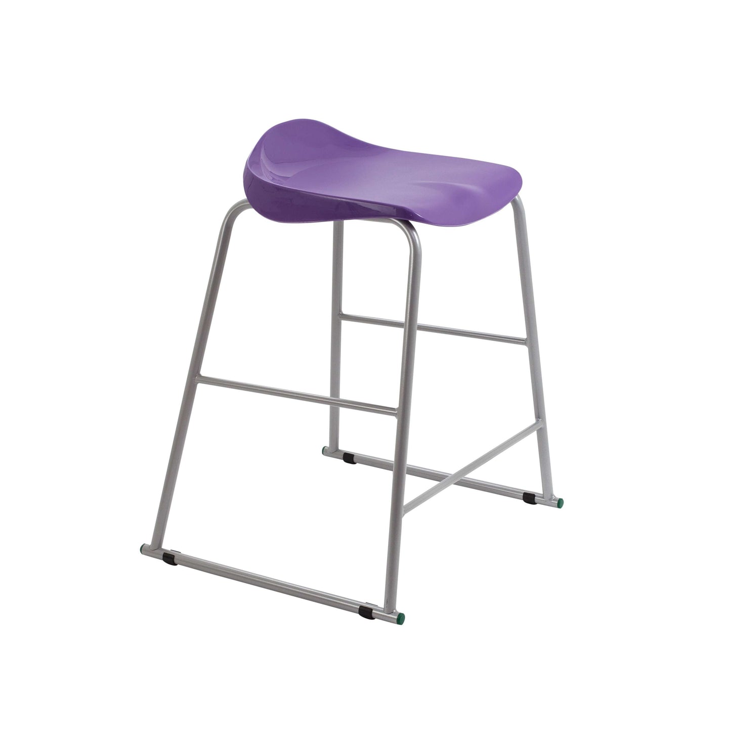 Titan Stool | Size 5 | Grey Frame | Purple
