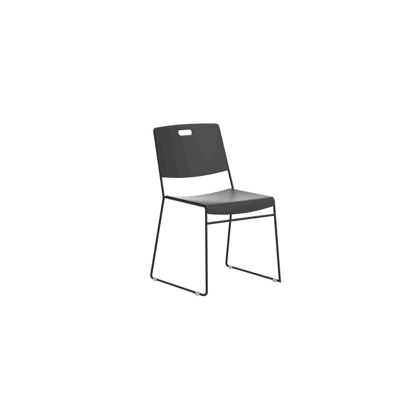 Titan Arc High Density Stacker Chair | Black