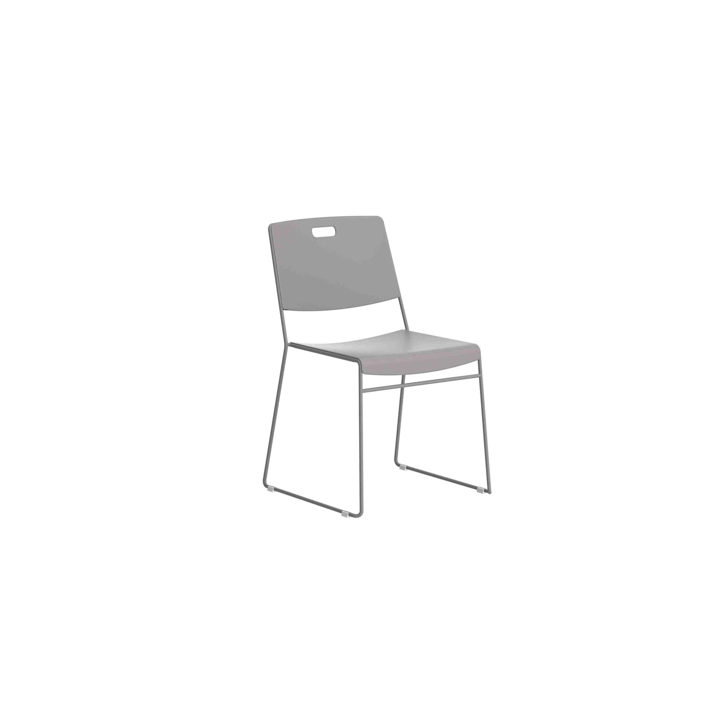 Titan Arc High Density Stacker Chair | Grey