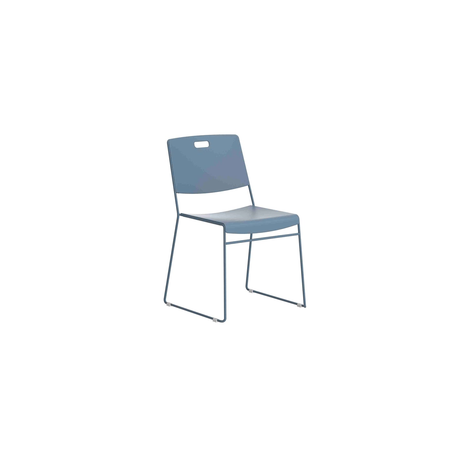 Titan Arc High Density Stacker Chair | Steel Blue