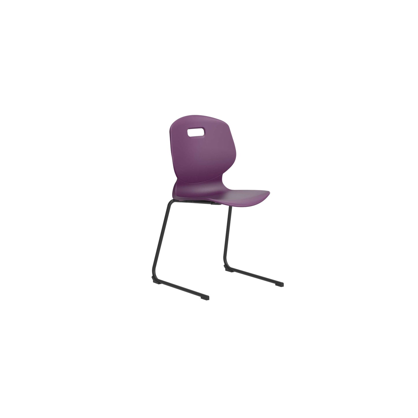 Titan Arc Reverse Cantilever Chair | Size 6 | Grape