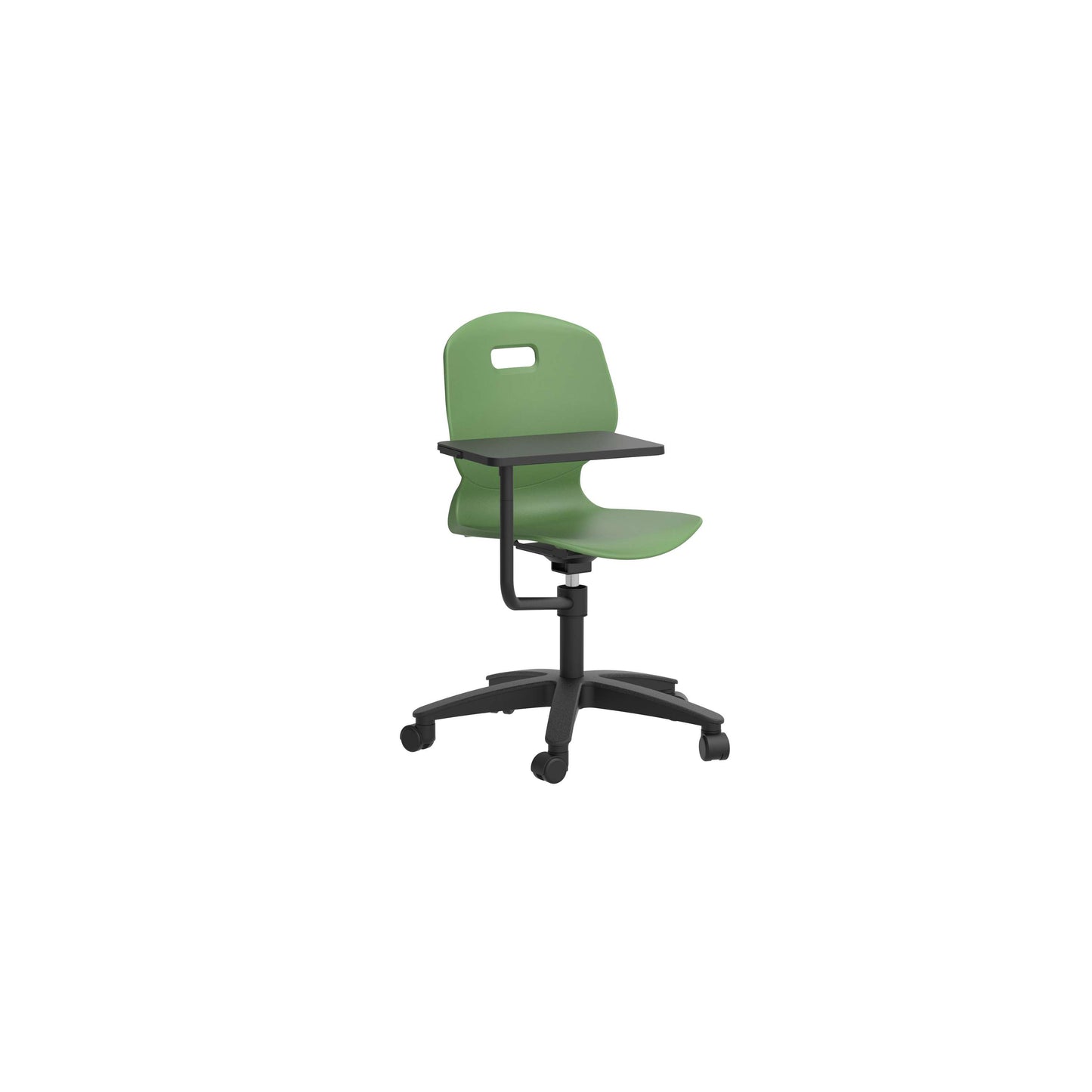 Titan Arc Swivel Tilt Chair with Arm Tablet | Forest