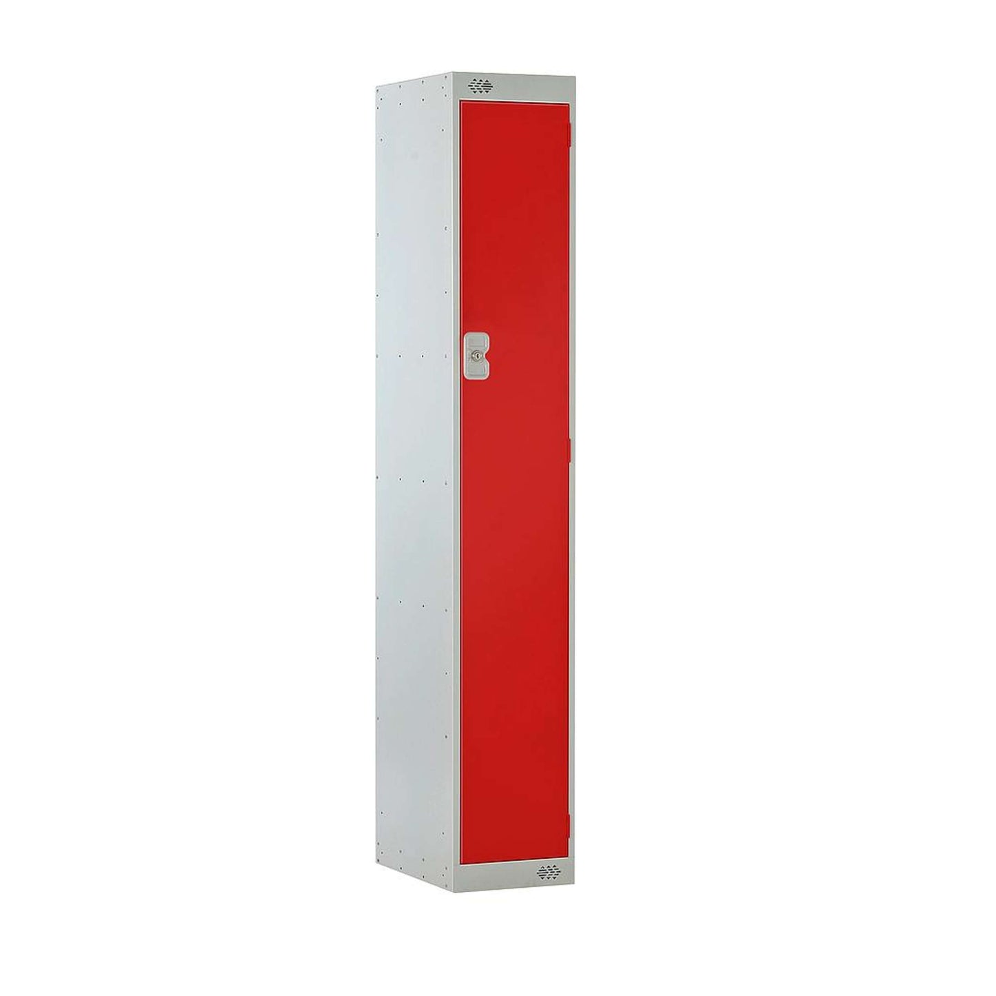 Locker | 1 Door | 450mm Deep | Red/Grey