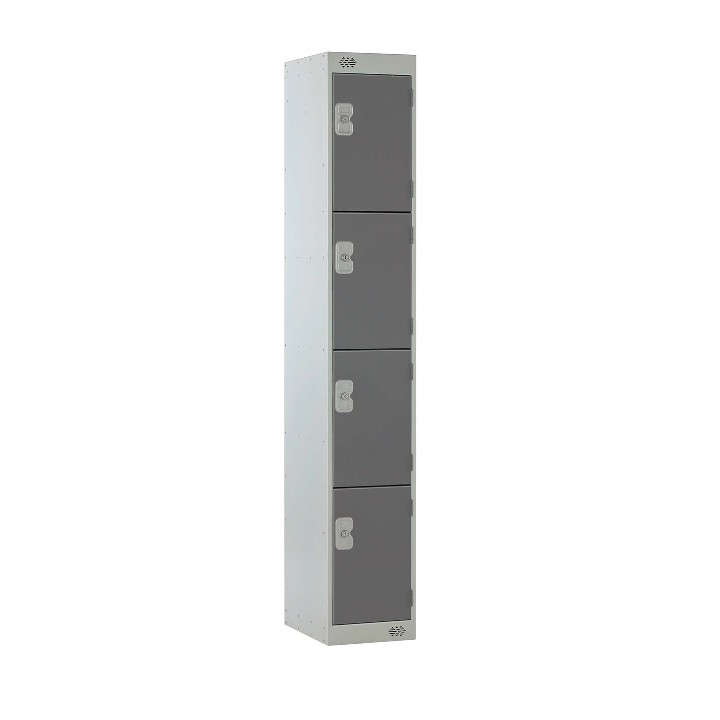 Locker | 4 Door | 300mm Deep | Dark Grey/Grey