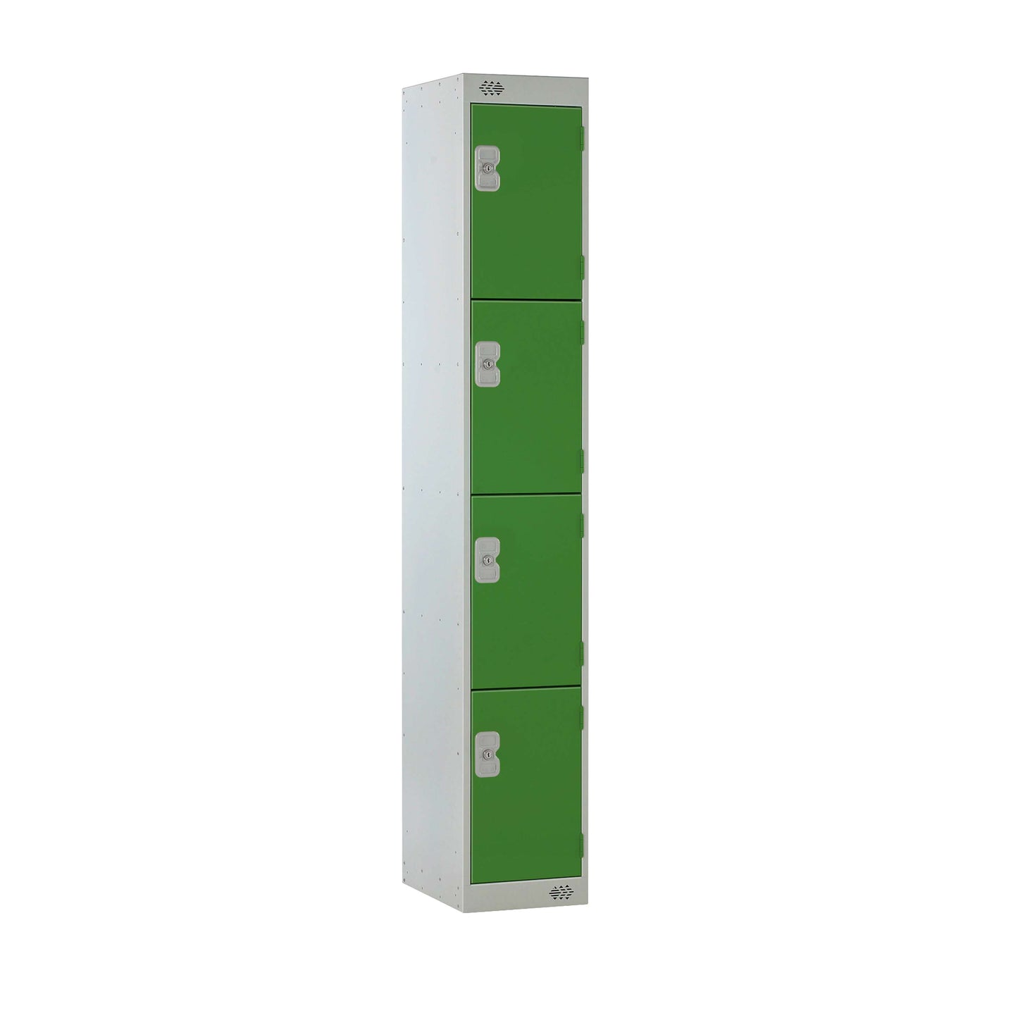 Locker | 4 Door | 300mm Deep | Green/Grey