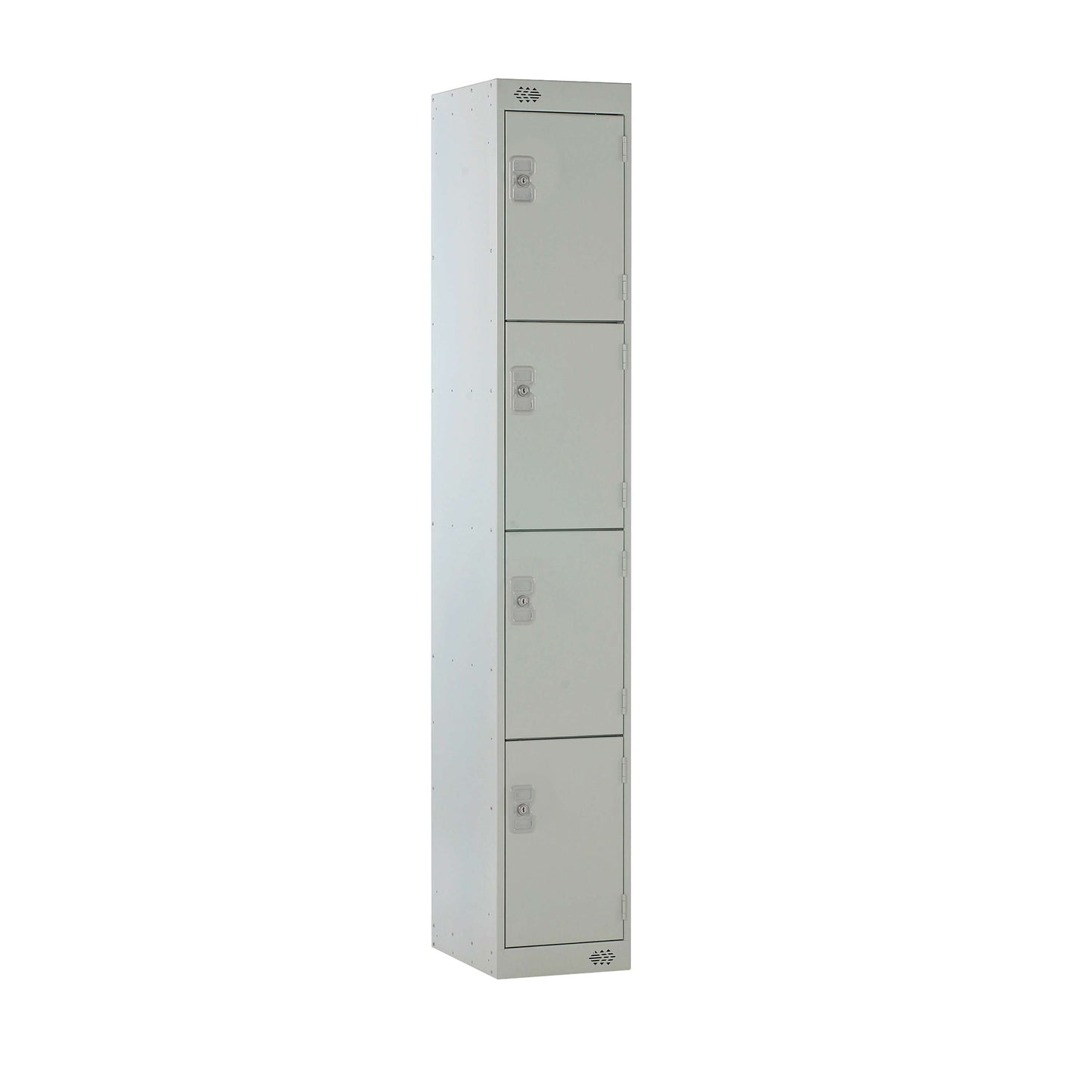 Locker | 4 Door | 300mm Deep | Light Grey/Grey