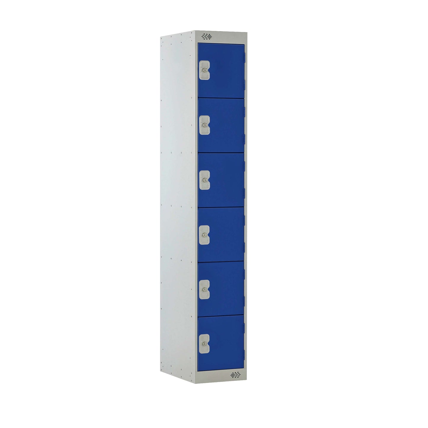 Locker | 6 Door | 300mm Deep | Blue/Grey