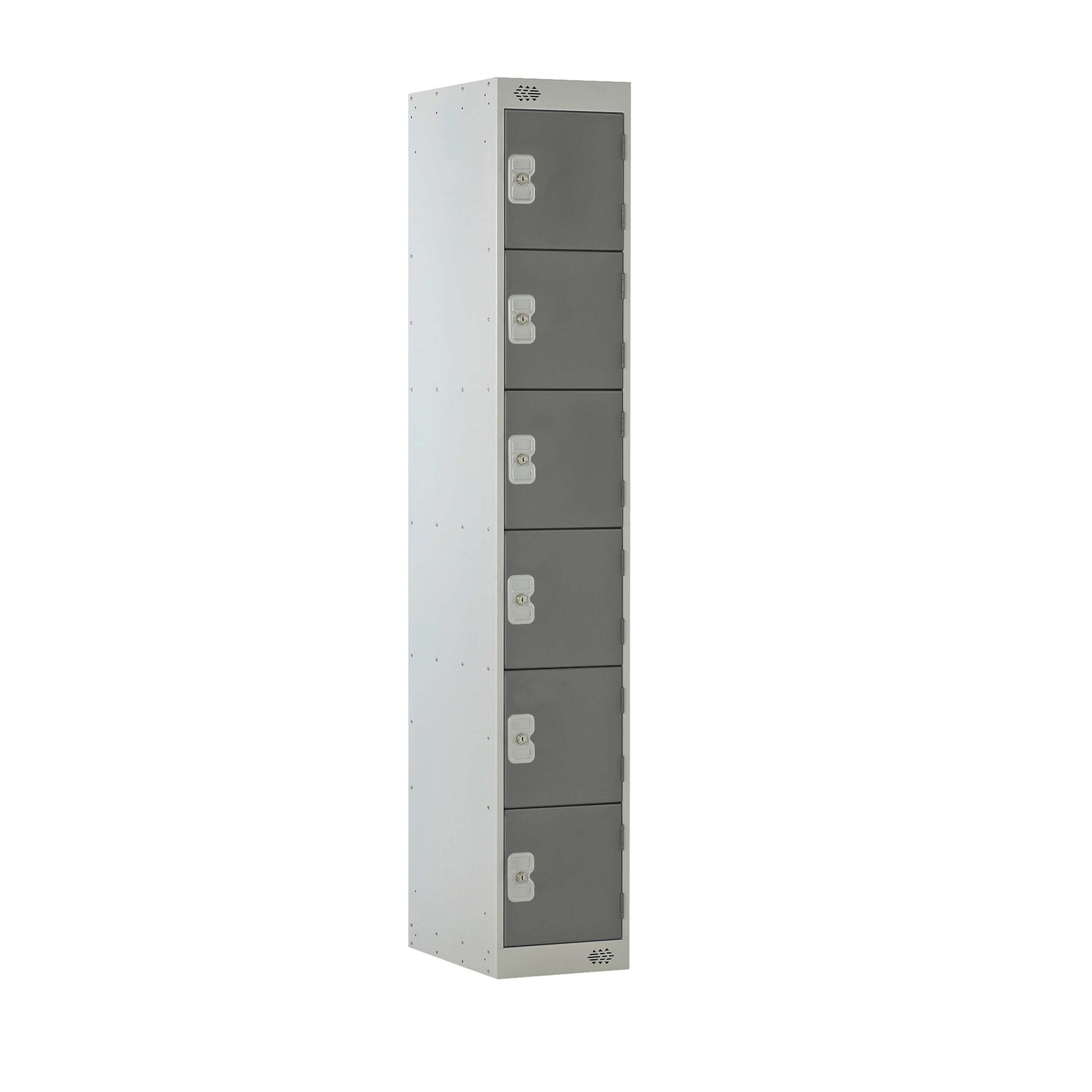 Locker | 6 Door | 300mm Deep | Dark Grey/Grey