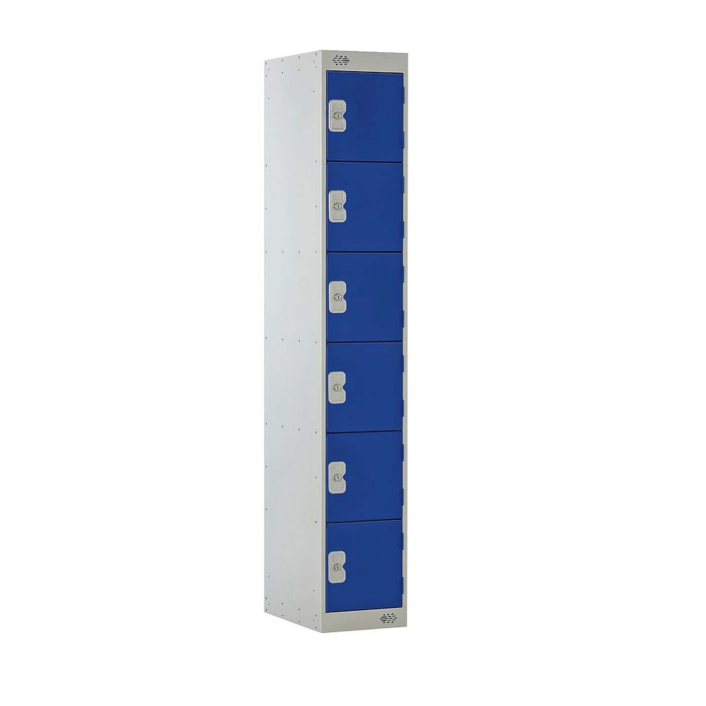 Locker | 6 Door | 450mm Deep | Blue/Grey